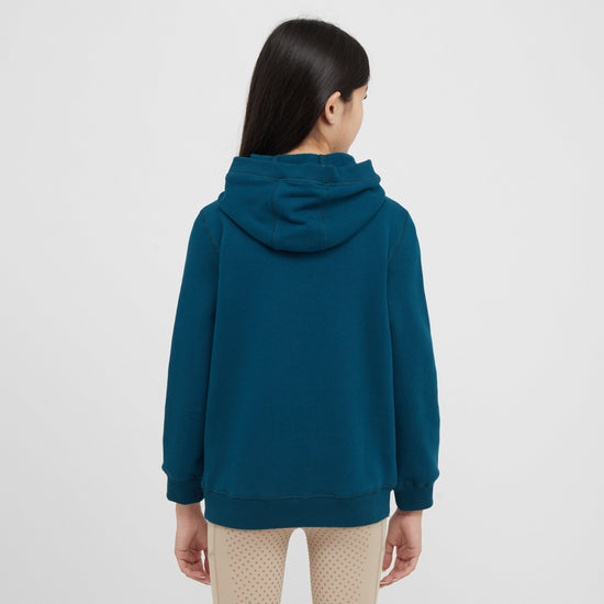 Kid's Lilah Lurex Logo Hoodie