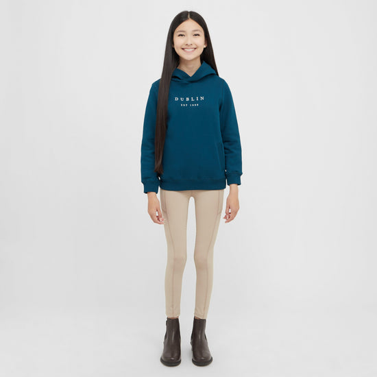 Kid's Lilah Lurex Logo Hoodie