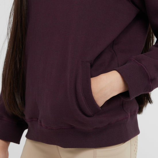 Kid's Lilah Lurex Logo Hoodie