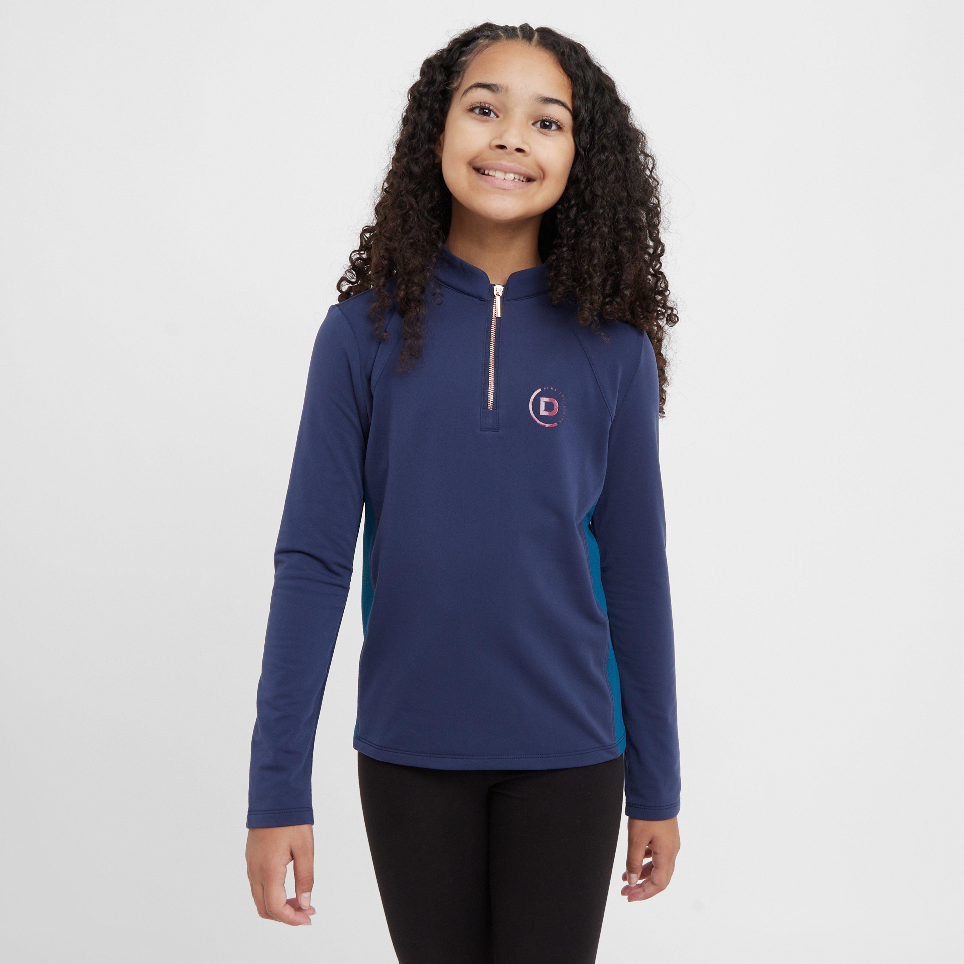 Kids' Sadie Long Sleeve Panel Riding Top