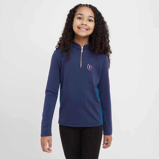 Kids' Sadie Long Sleeve Panel Riding Top