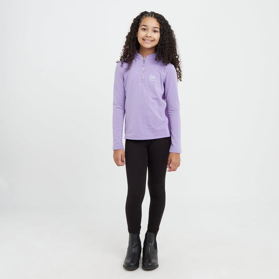 Kids' Sadie Long Sleeve Panel Riding Top