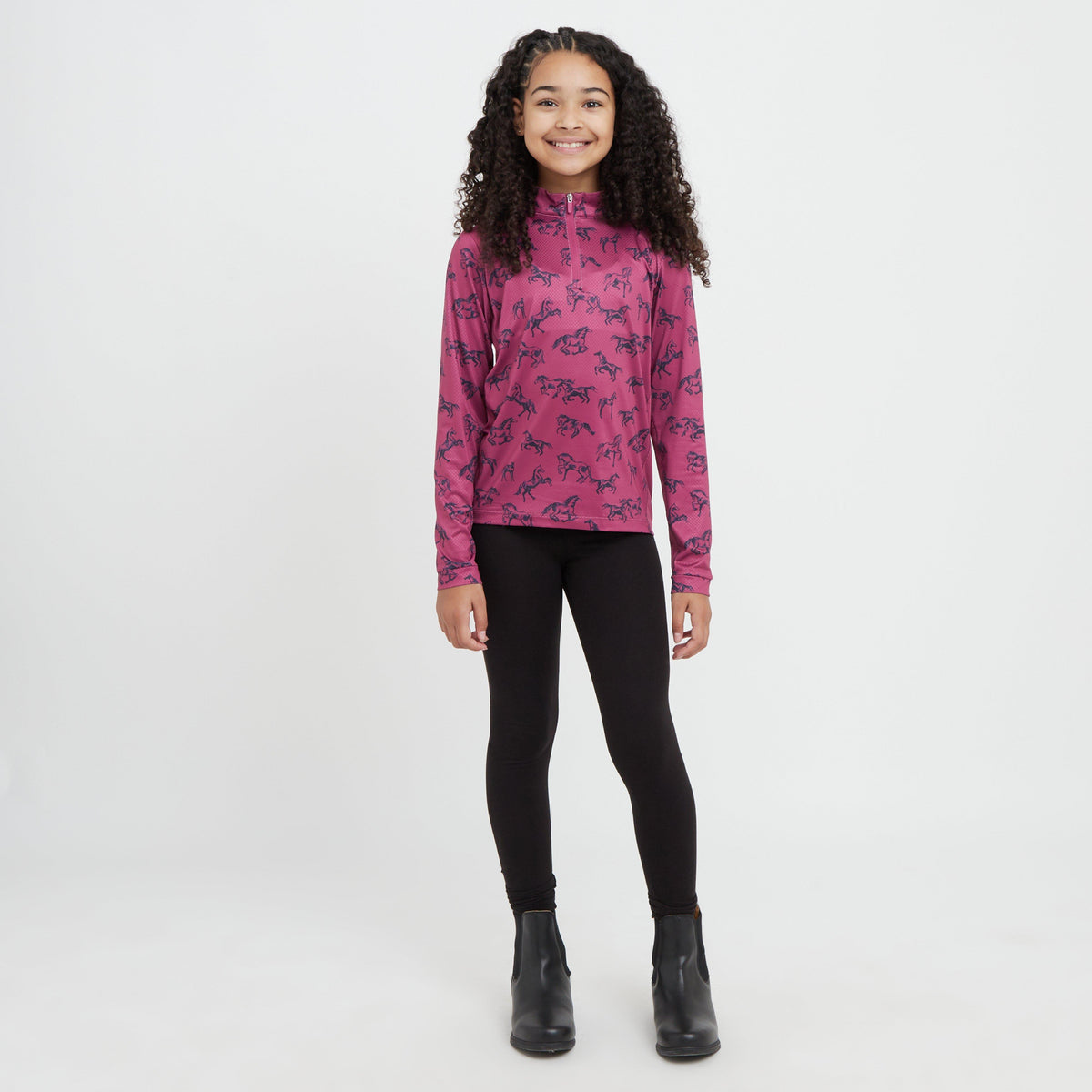 Kids' Autumn Sally Long Sleeve Riding Top