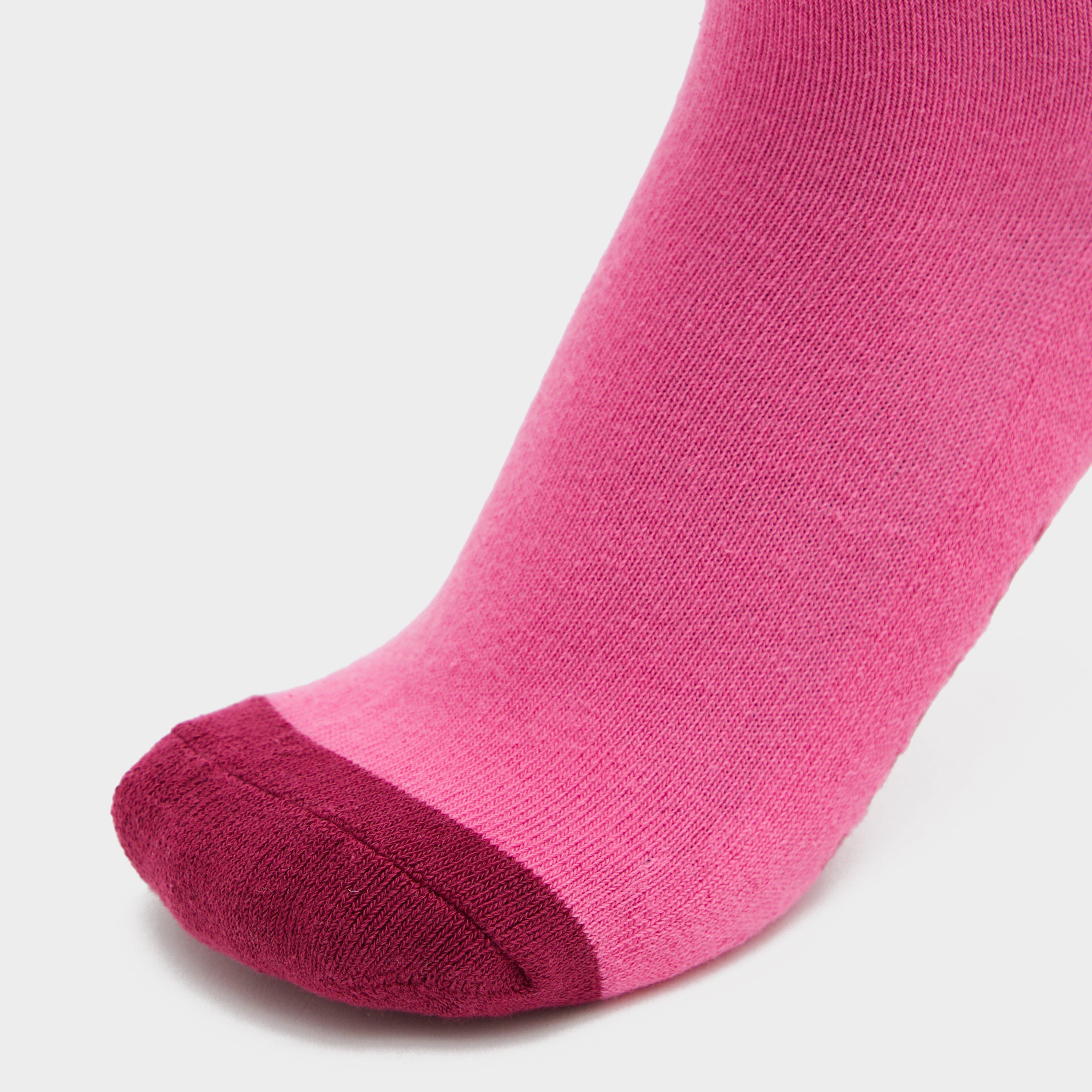 Kids' Pretty Pink Pack of Three Socks