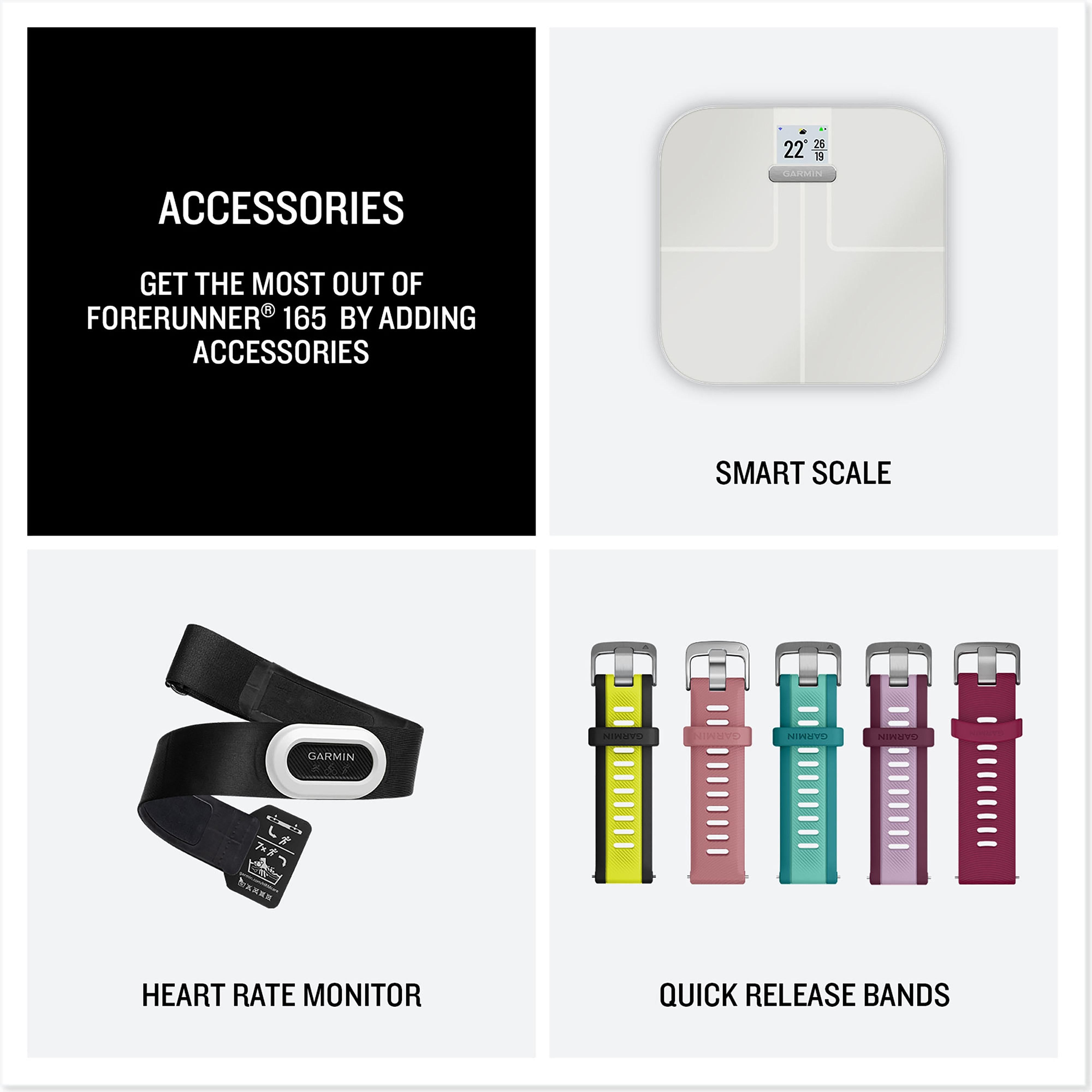 Forerunner® 165 GPS Smartwatch