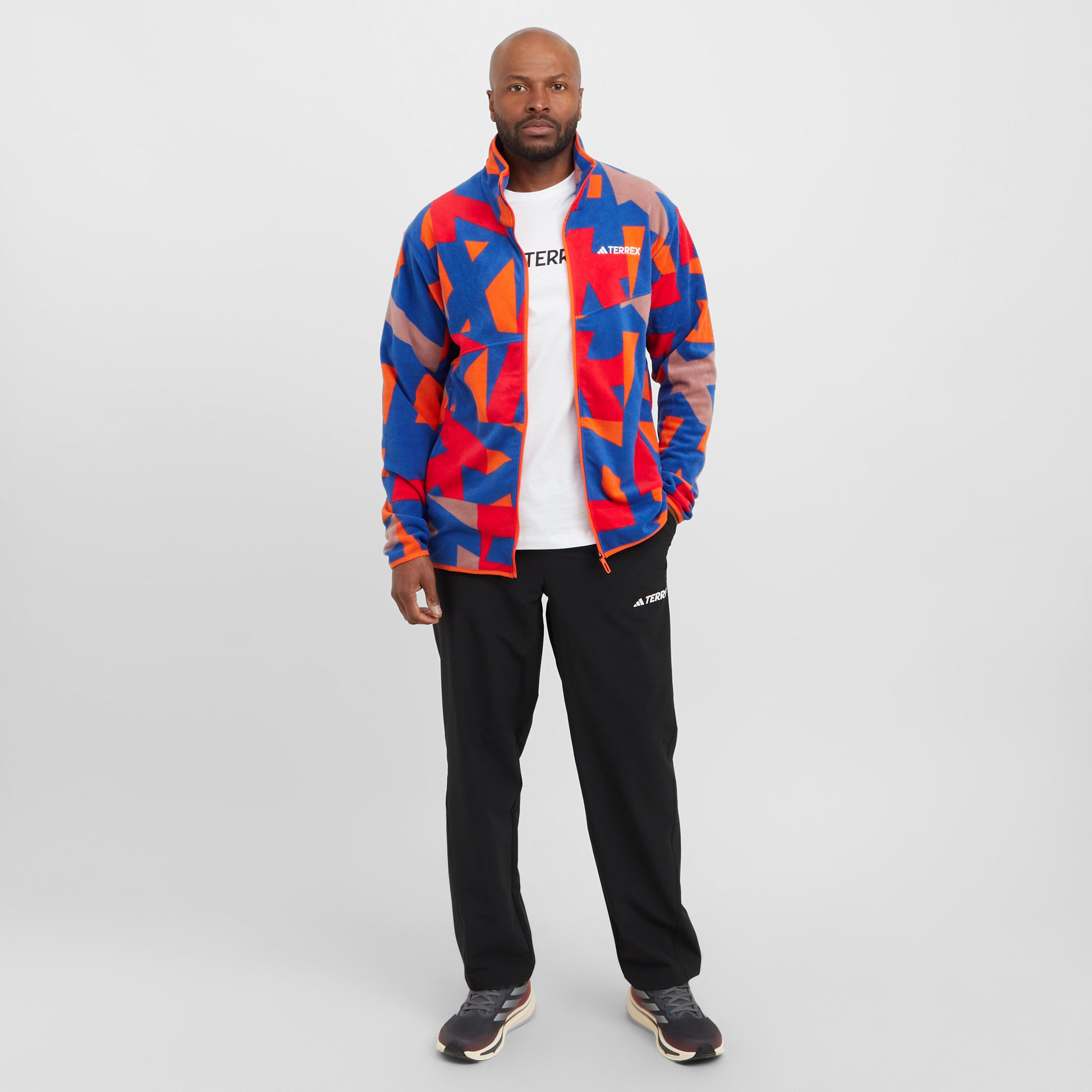 Men’s Multi Printed Full-Zip Fleece Jacket