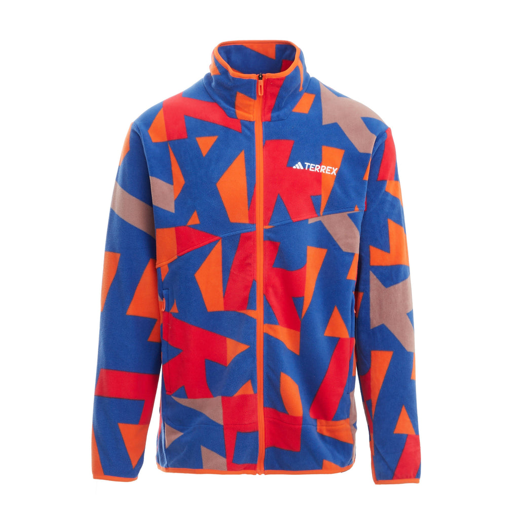 Men’s Multi Printed Full-Zip Fleece Jacket