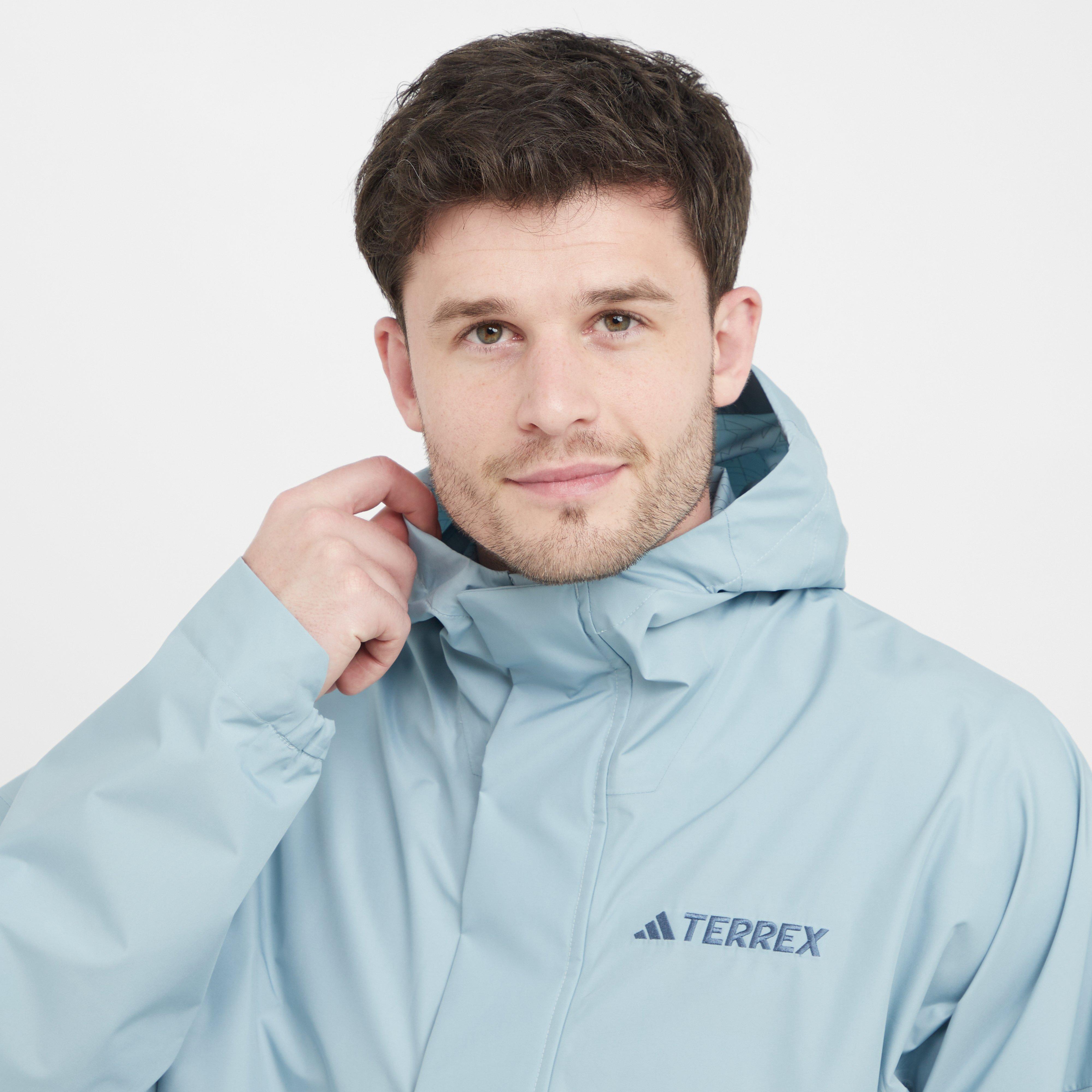 Grey adidas Terrex Men's Xploric 2.5L Climaproof Anorak – GO Outdoors
