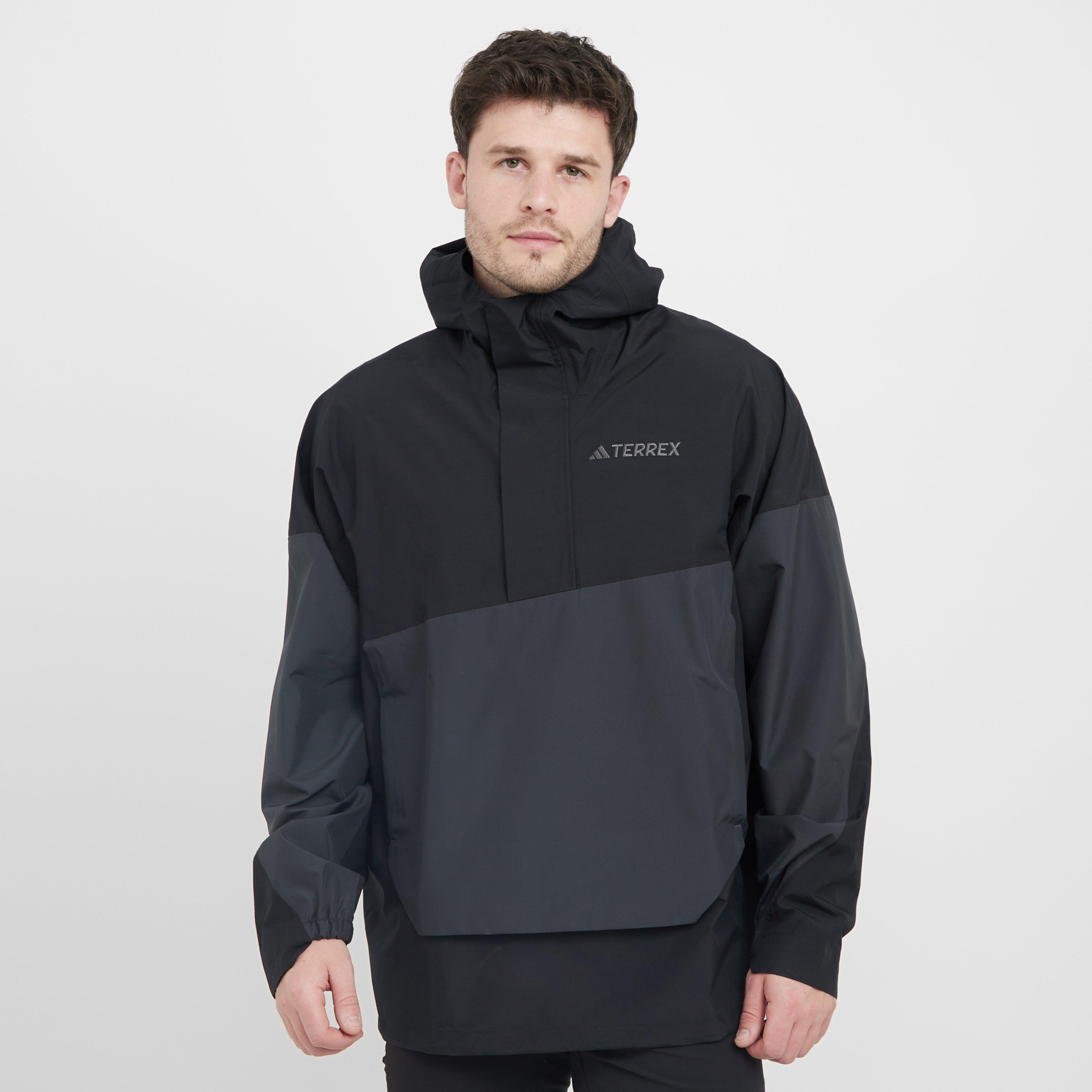 Black adidas Terrex Men's Xploric 2.5L Climaproof Anorak – GO Outdoors