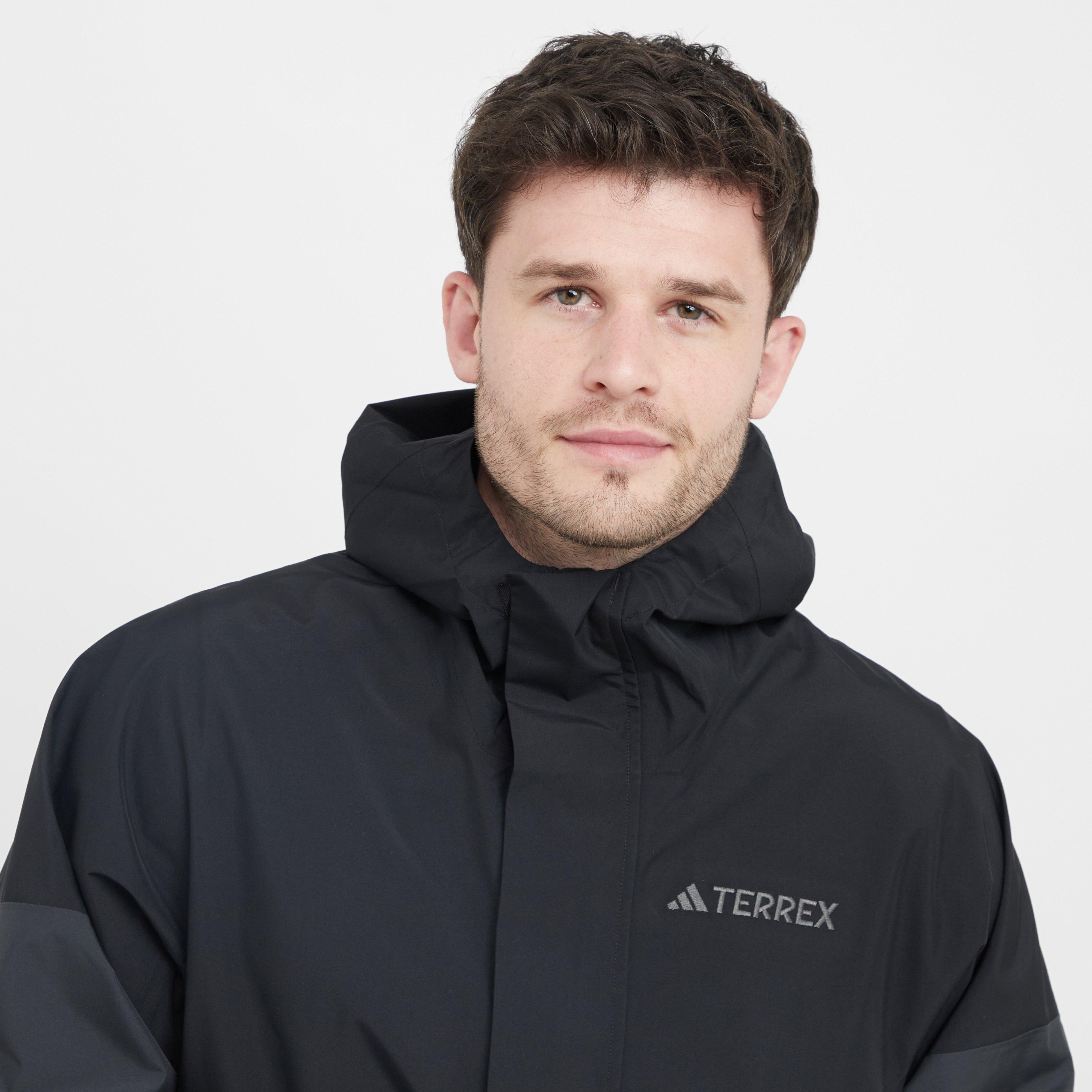 Black adidas Terrex Men's Xploric 2.5L Climaproof Anorak – GO Outdoors