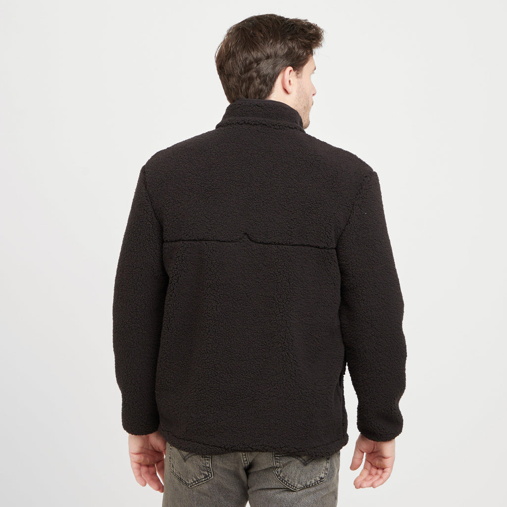 Green Label Men’s Elgin Borg Full Zip Fleece
