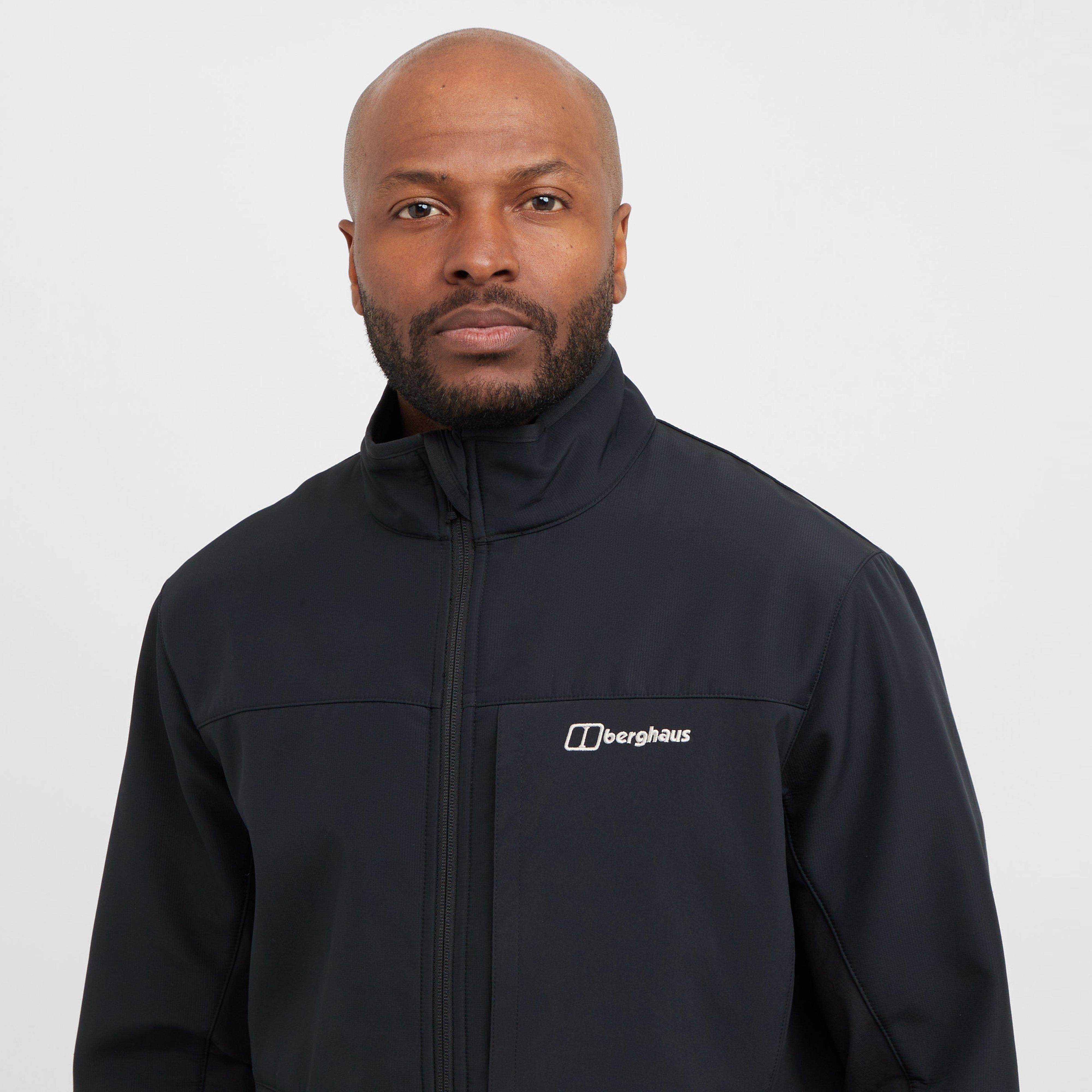 Black Berghaus Men's Ghlas 3.0 Softshell Jacket – GO Outdoors