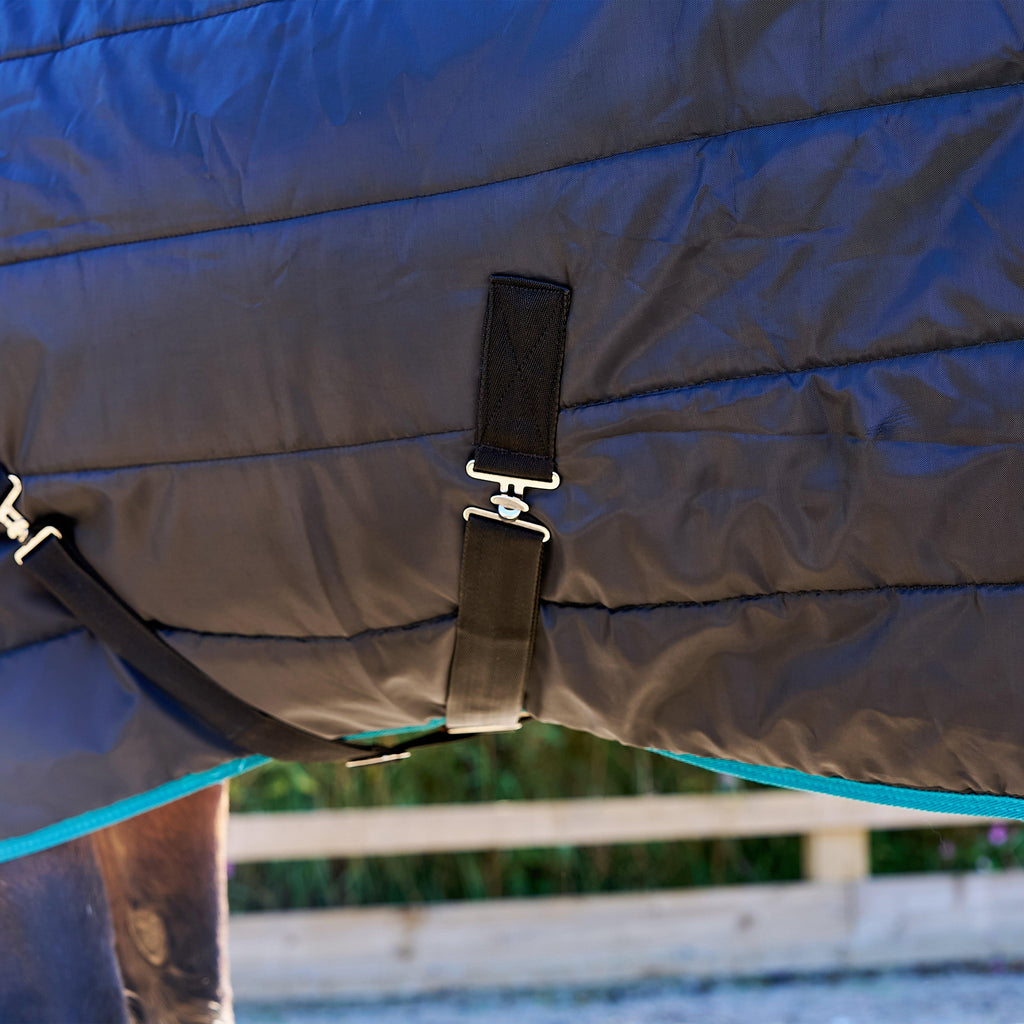 Original 250g Medium Detach-A-Neck Stable Rug Black/Ocean