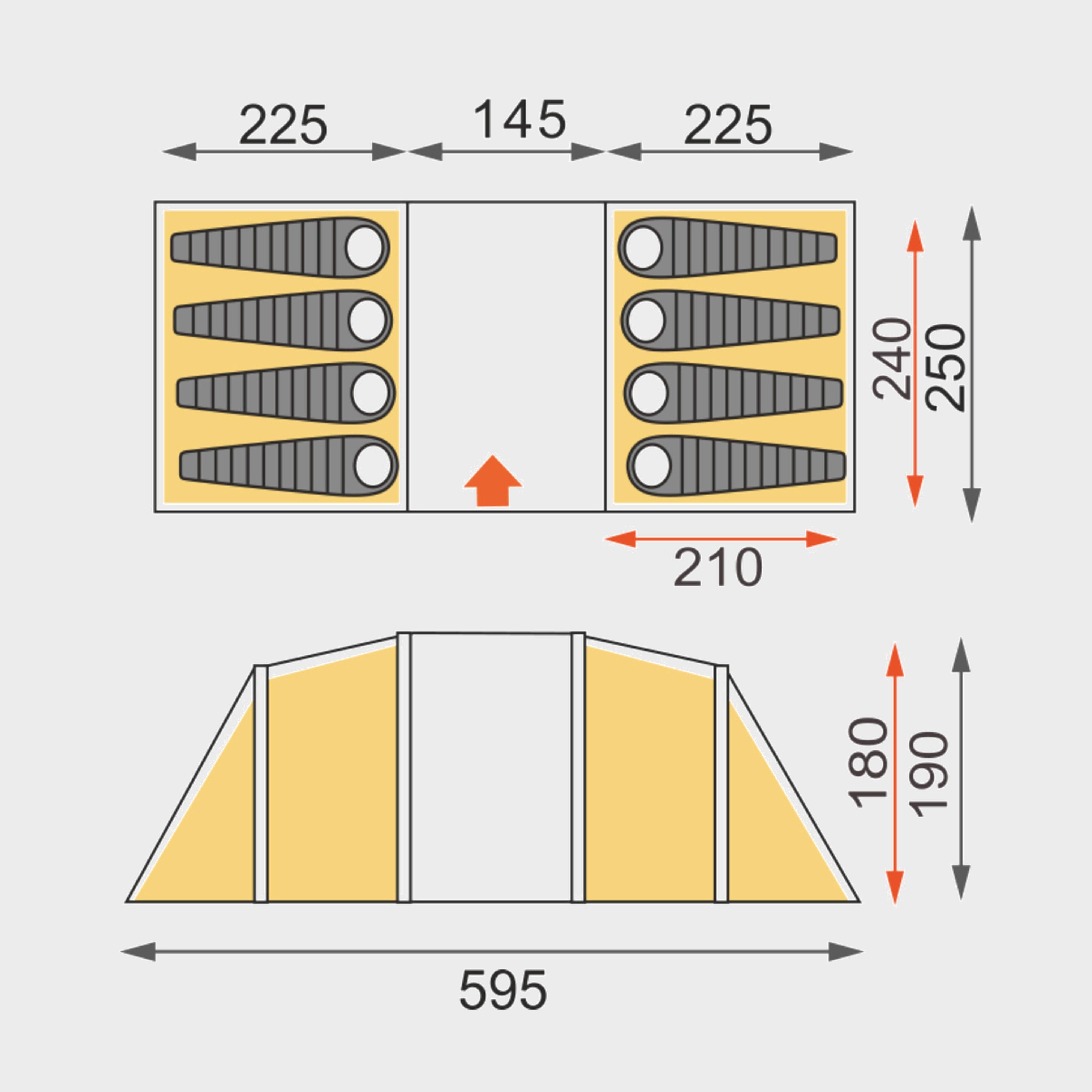 Refurbished Genus 800 Air Tent