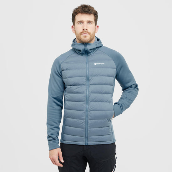 Men's Composite Hooded Down Jacket