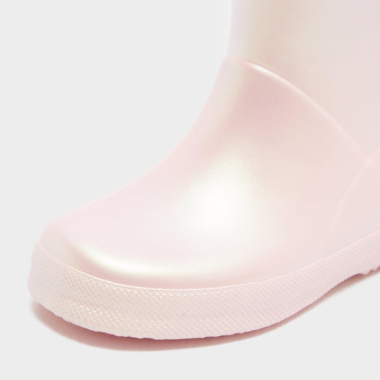 Kids First Classic Wellington Boots Bella Pink Pearl