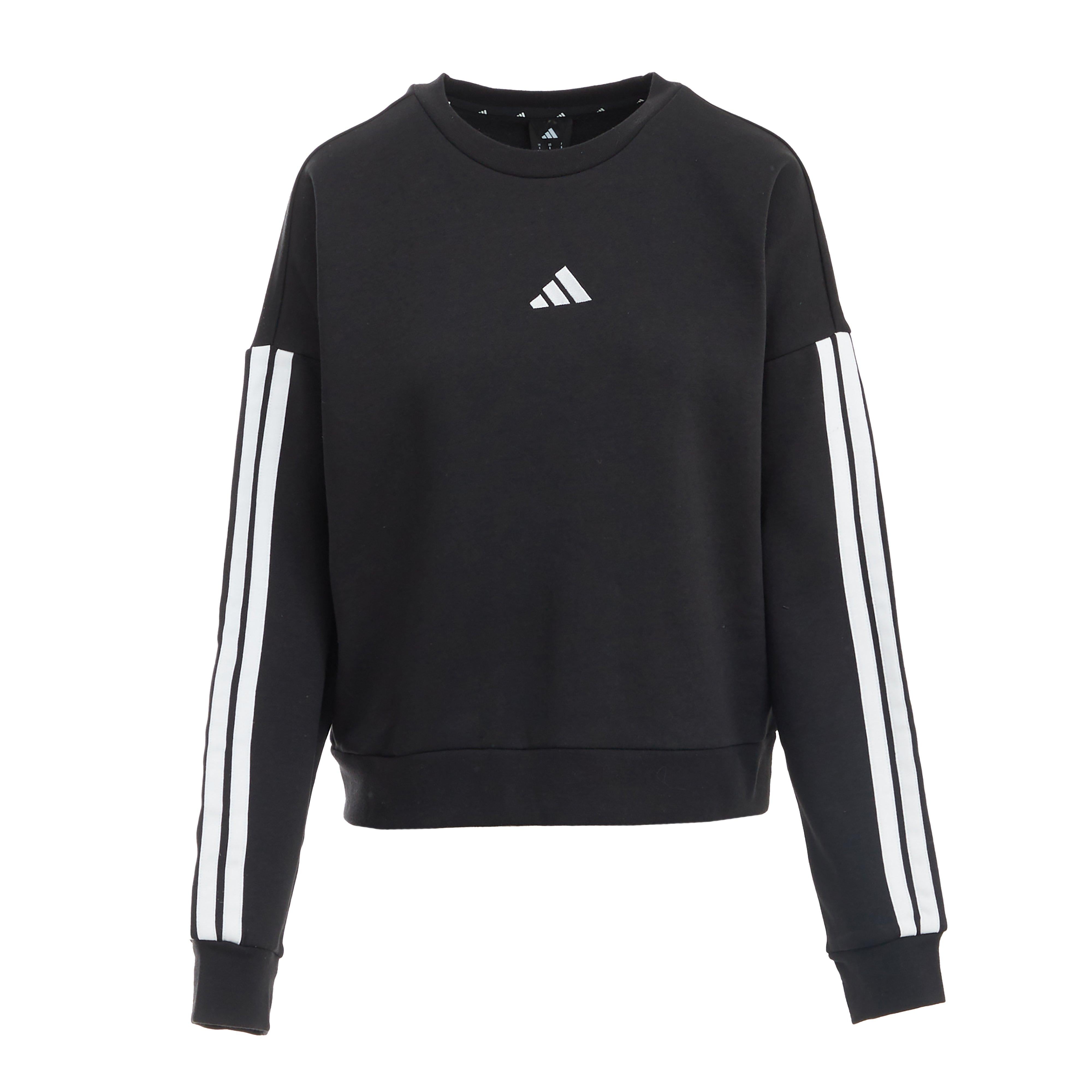 Women's Essentials 3-Stripe Fleece Sweatshirt