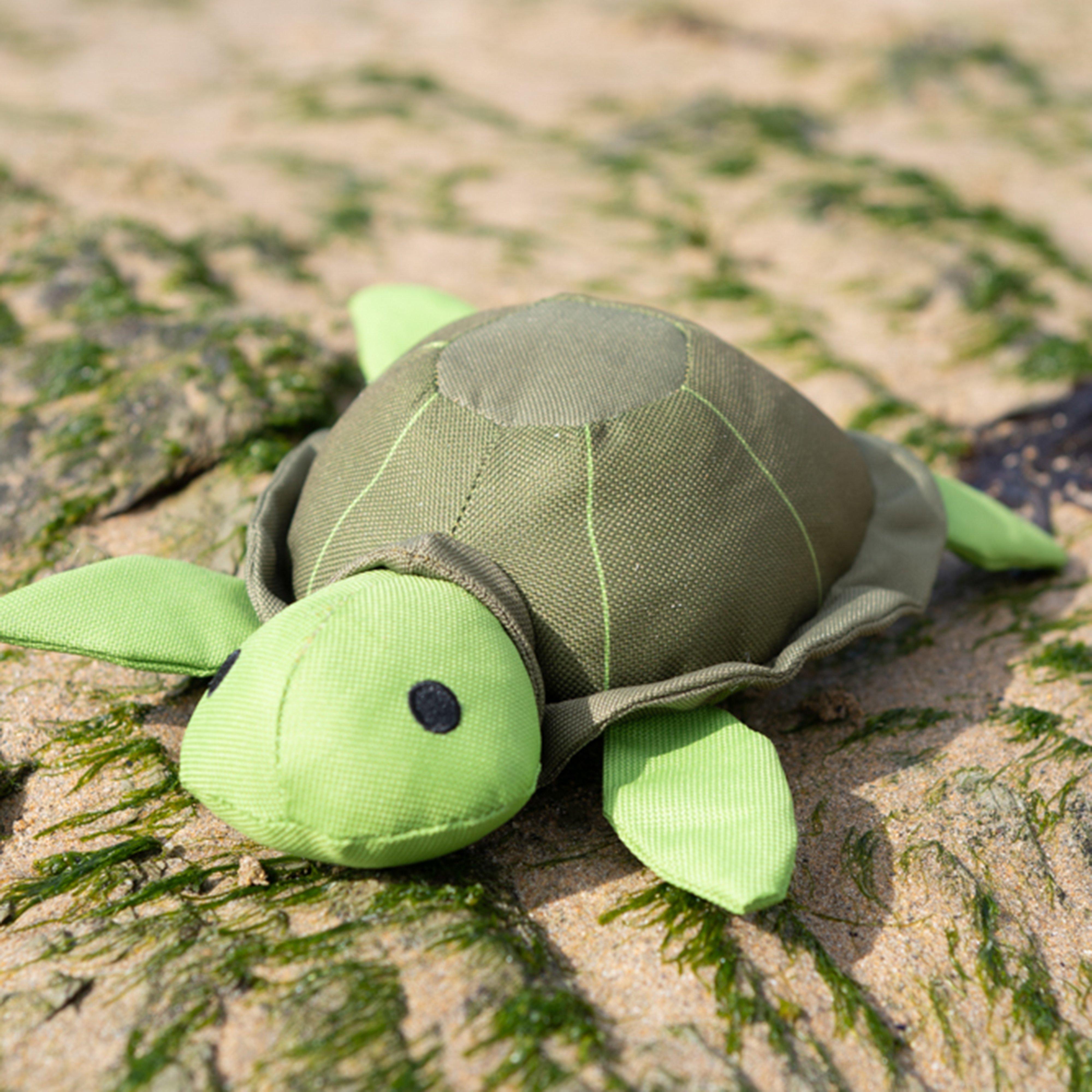 Planet Tessi Turtle Plush Dog Toy