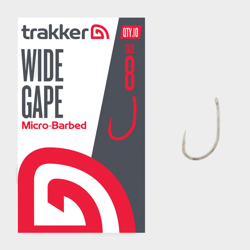 Wide Gape Barbed Hooks Size 8