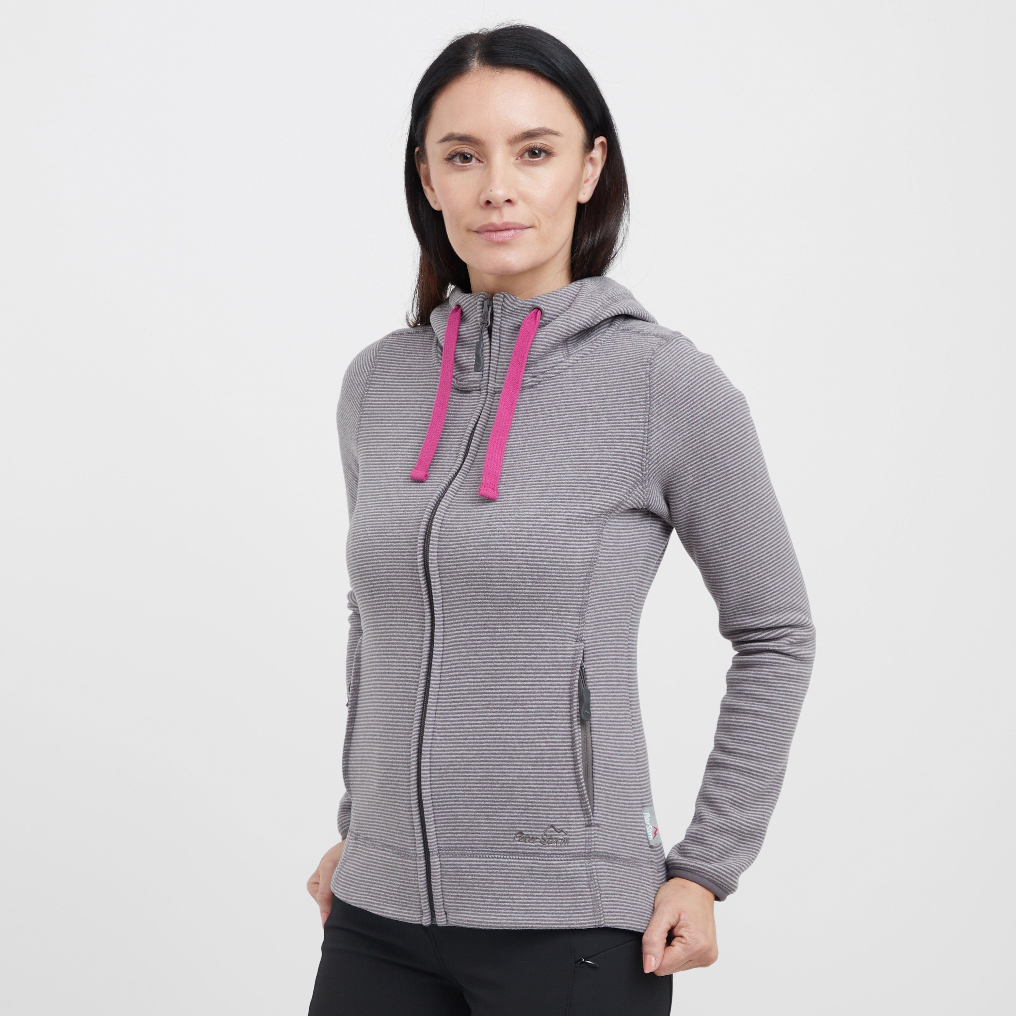 ★新品　Peter Stormフード付き厚地　男女兼用フリース　Mサイズ★ Grey Peter Storm Women's Full Zip Hooded Stretch Fleece – GO Outdoors