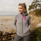 Women's Full Zip Hooded Stretch Fleece