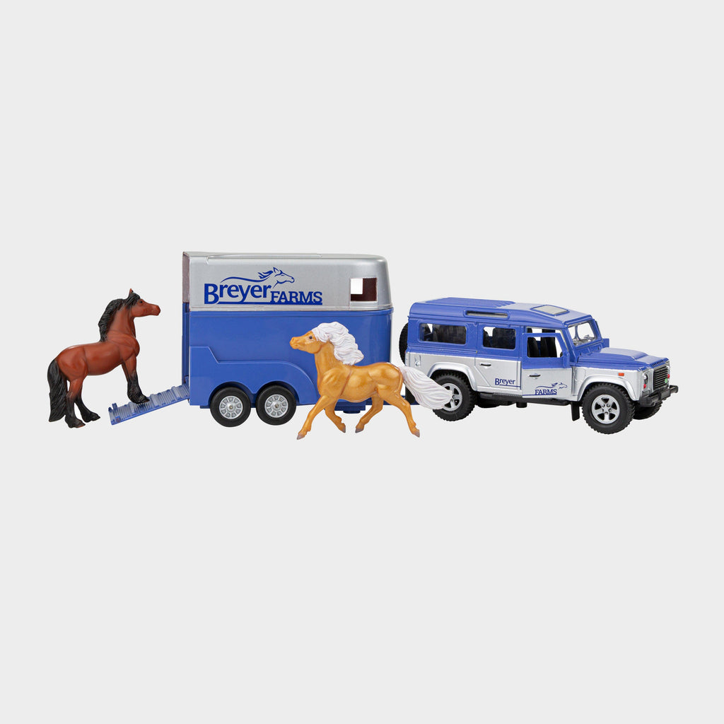 Land Rover And Tag-A-Long Horse Trailer