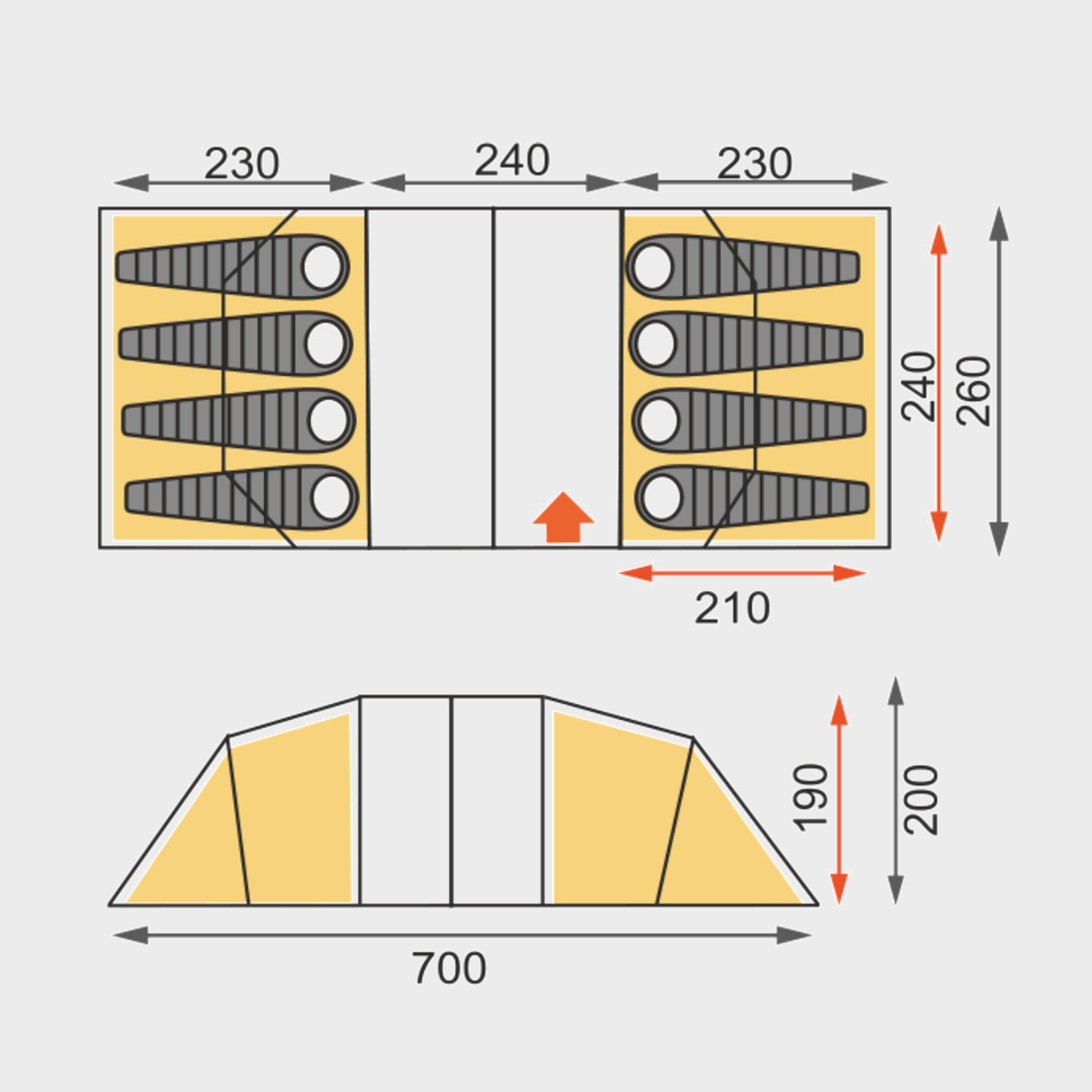 Refurbished Sendero 8XL Tent