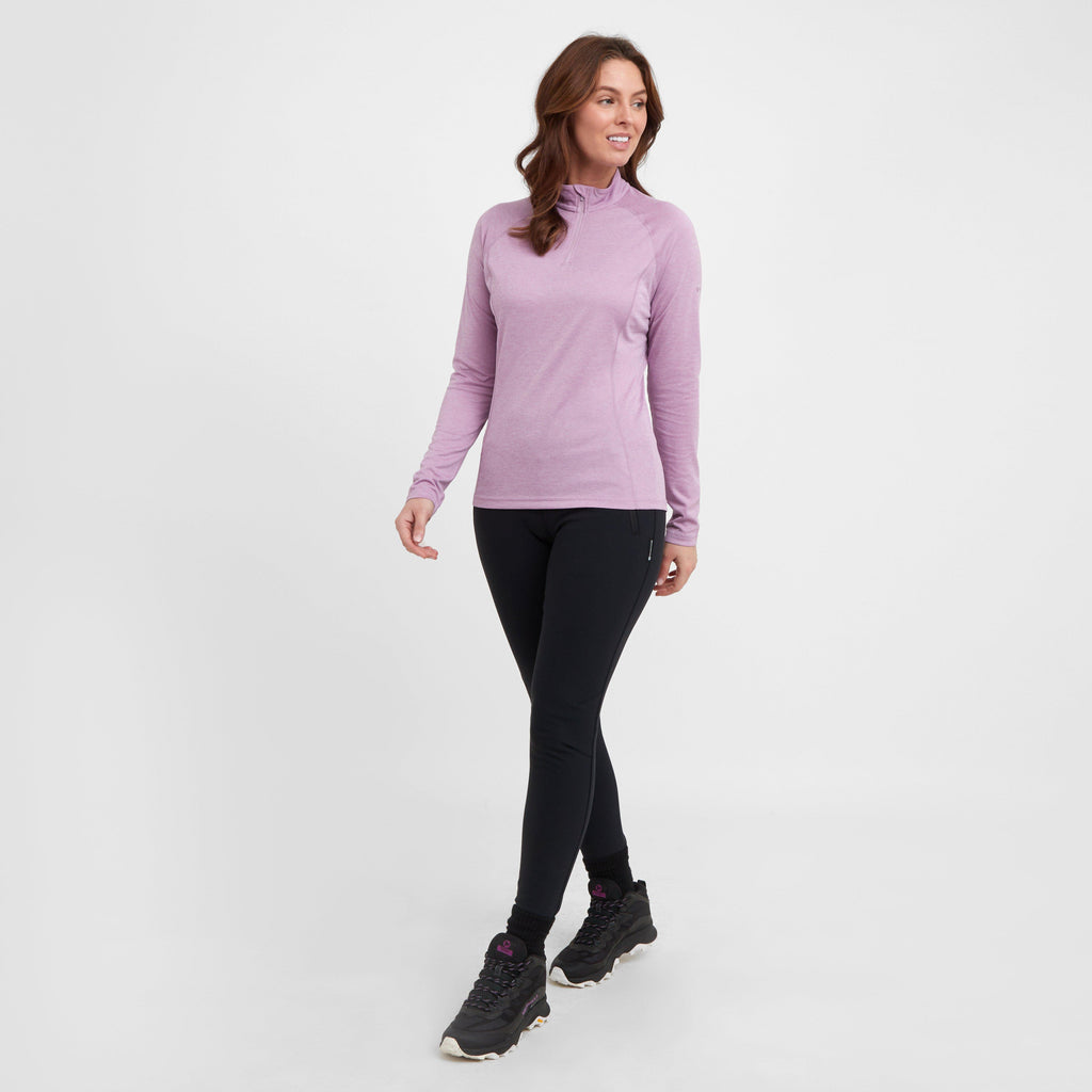 Women's Dart Zip Neck T-Shirt