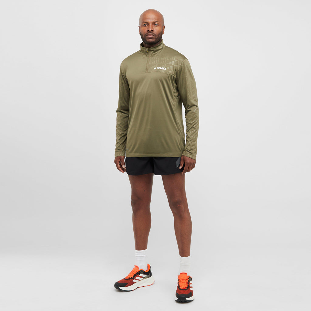 Men's Multi Half-Zip Long Sleeve Top