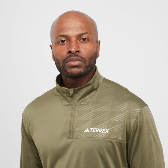 Men's Multi Half-Zip Long Sleeve Top