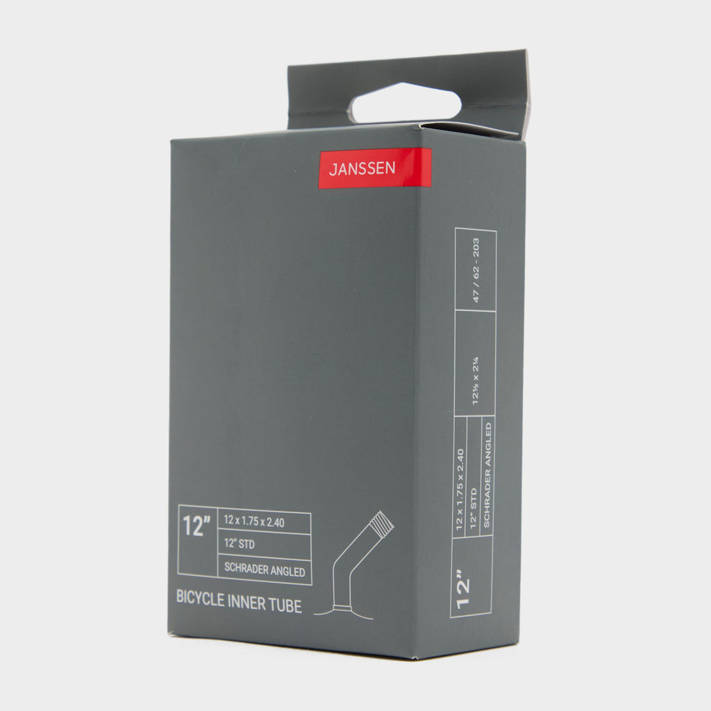 12 x 1.75 - 2 1/4" Bike Inner Tube with Angled Schrader Valve