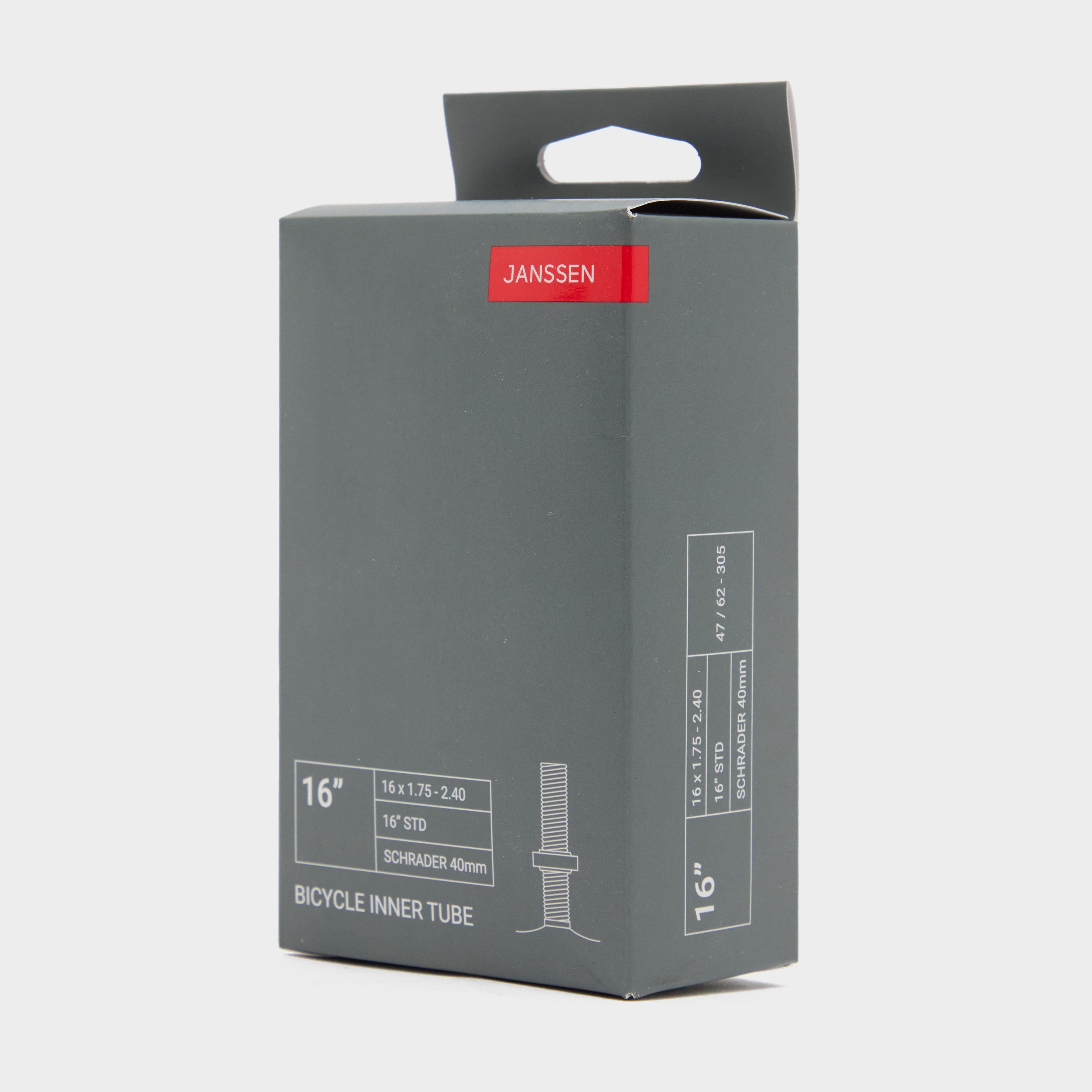 16 x 1.75 - 2 1/4" Bike Inner Tube with Angled Schrader Valve