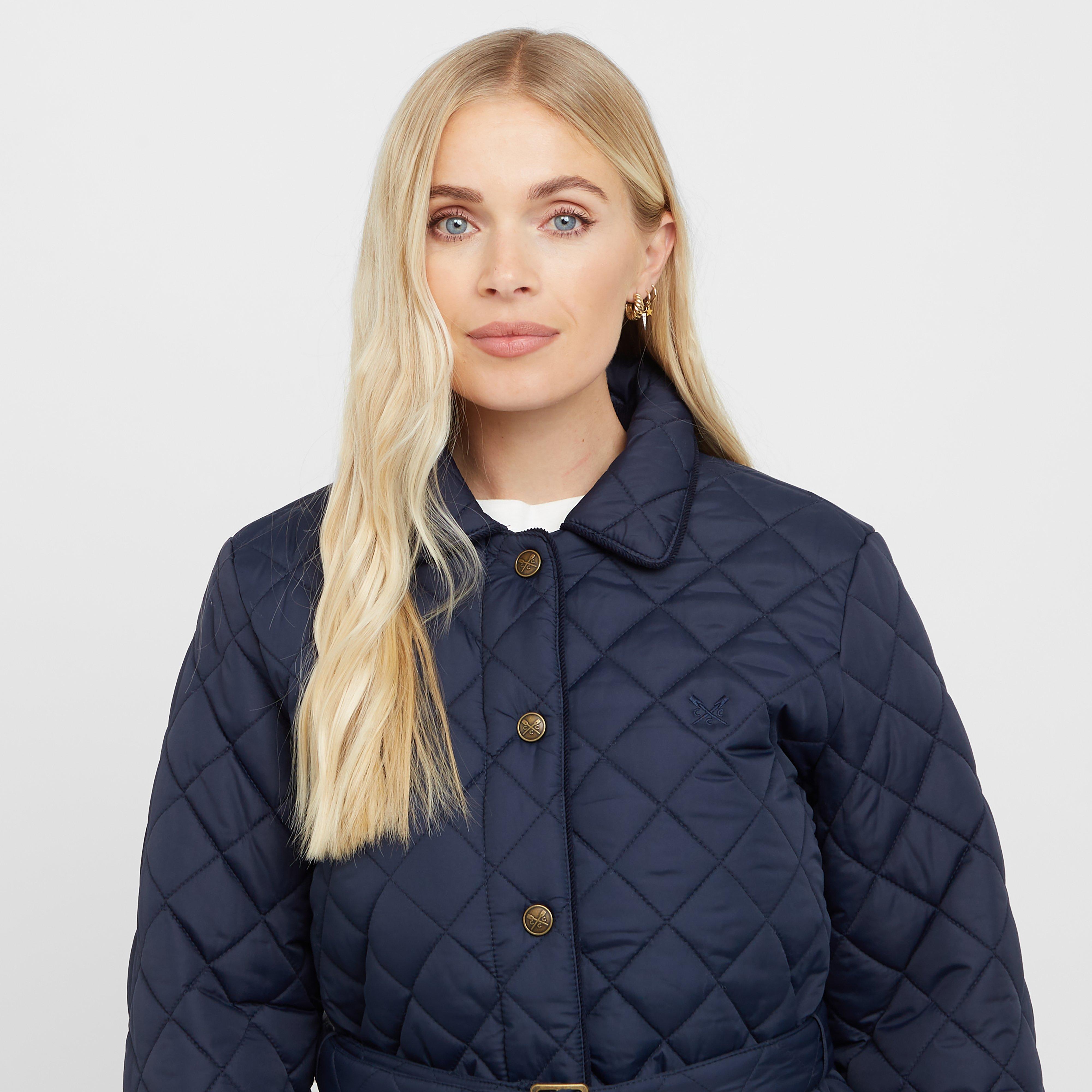 Women’s Belted Diamond Quilted Jacket