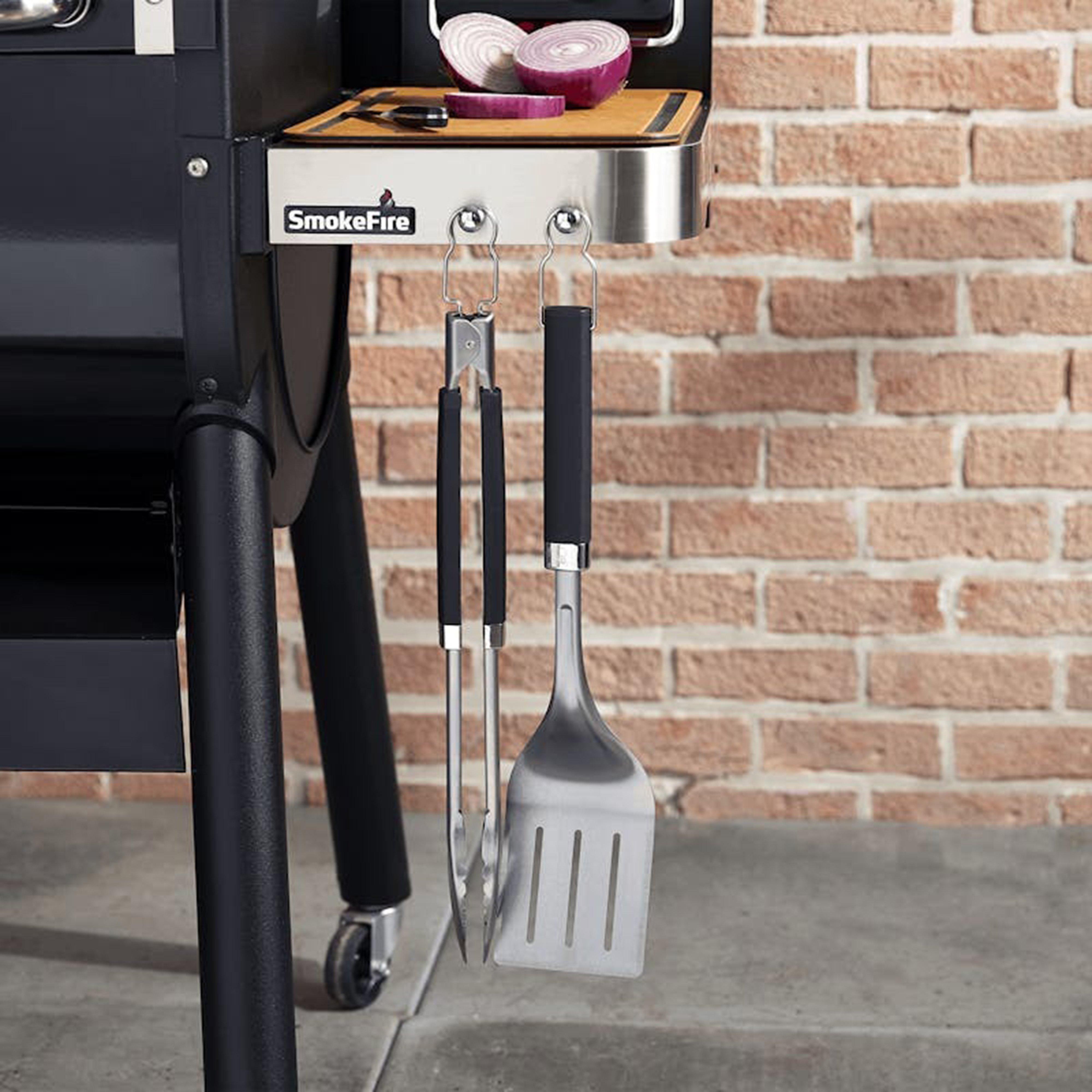 Precision Barbecue Tongs & Spatula Set