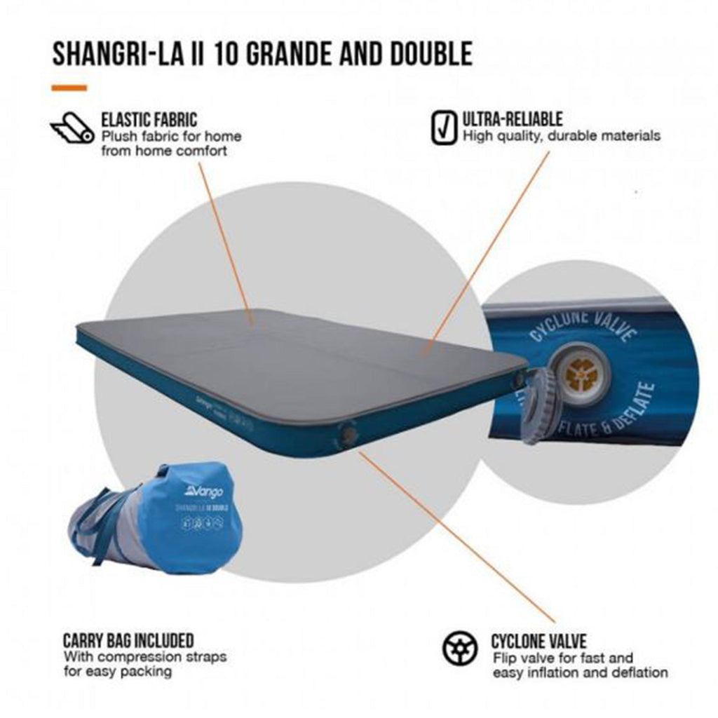 Shangri-La II 10cm Double Self-Inflating Mat