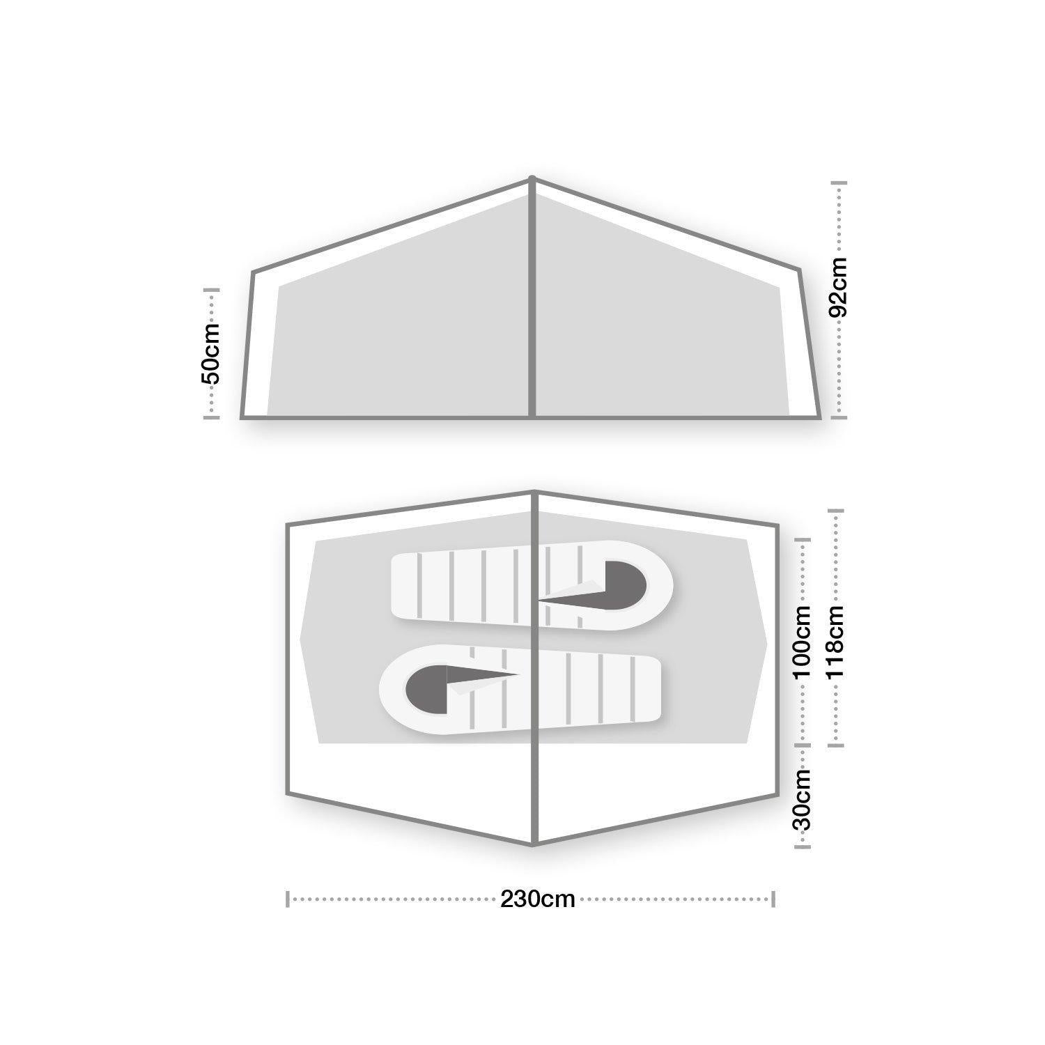 Refurbished Zephyros Compact 2 Tent