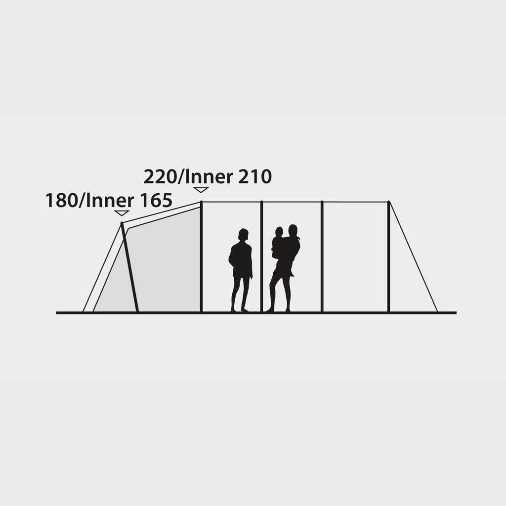 Refurbished Refurbished Glendo 6A Inflatable Family Tent