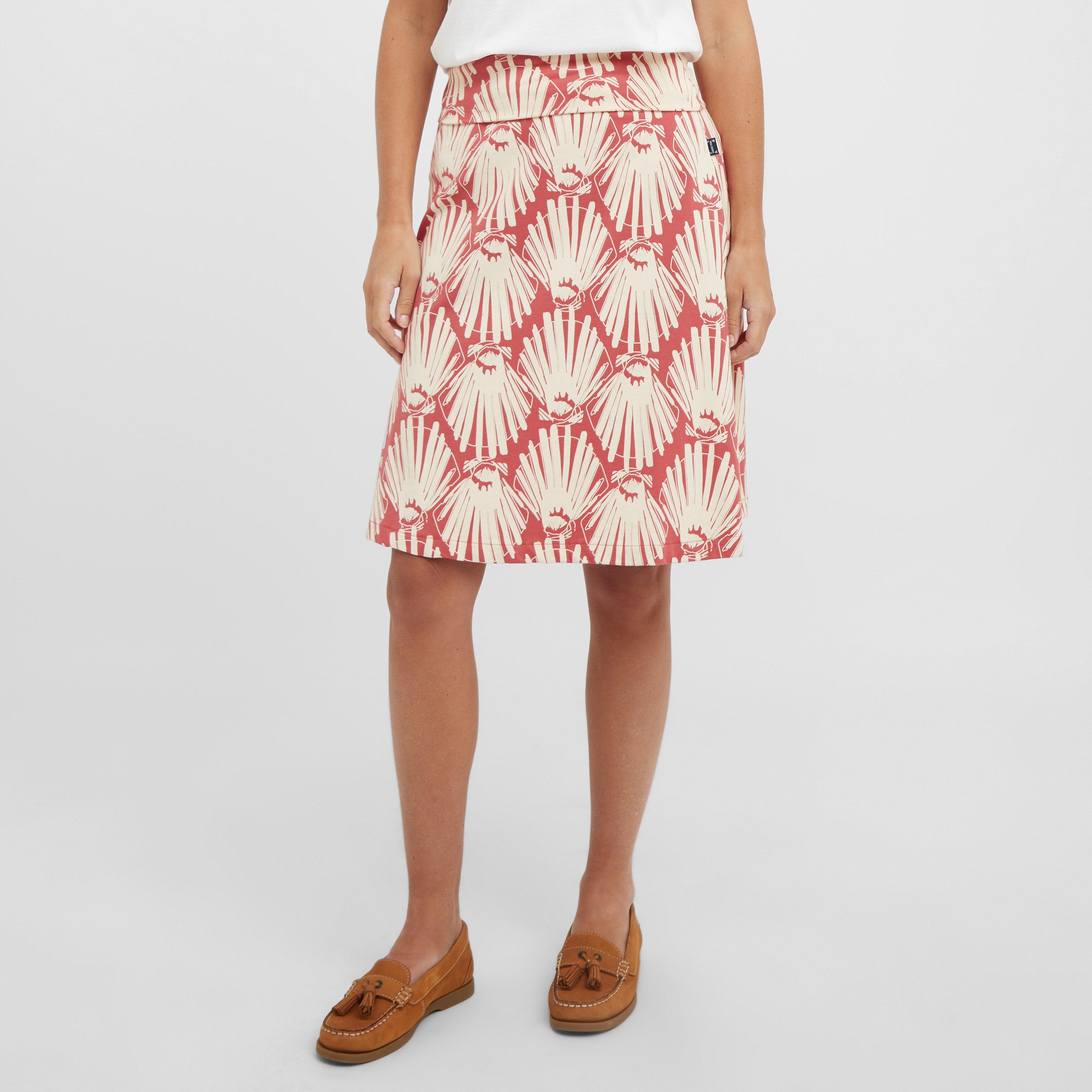 Weird Fish Malmo Jersey Skirt – Super-Soft Stretch Skirt With Fold