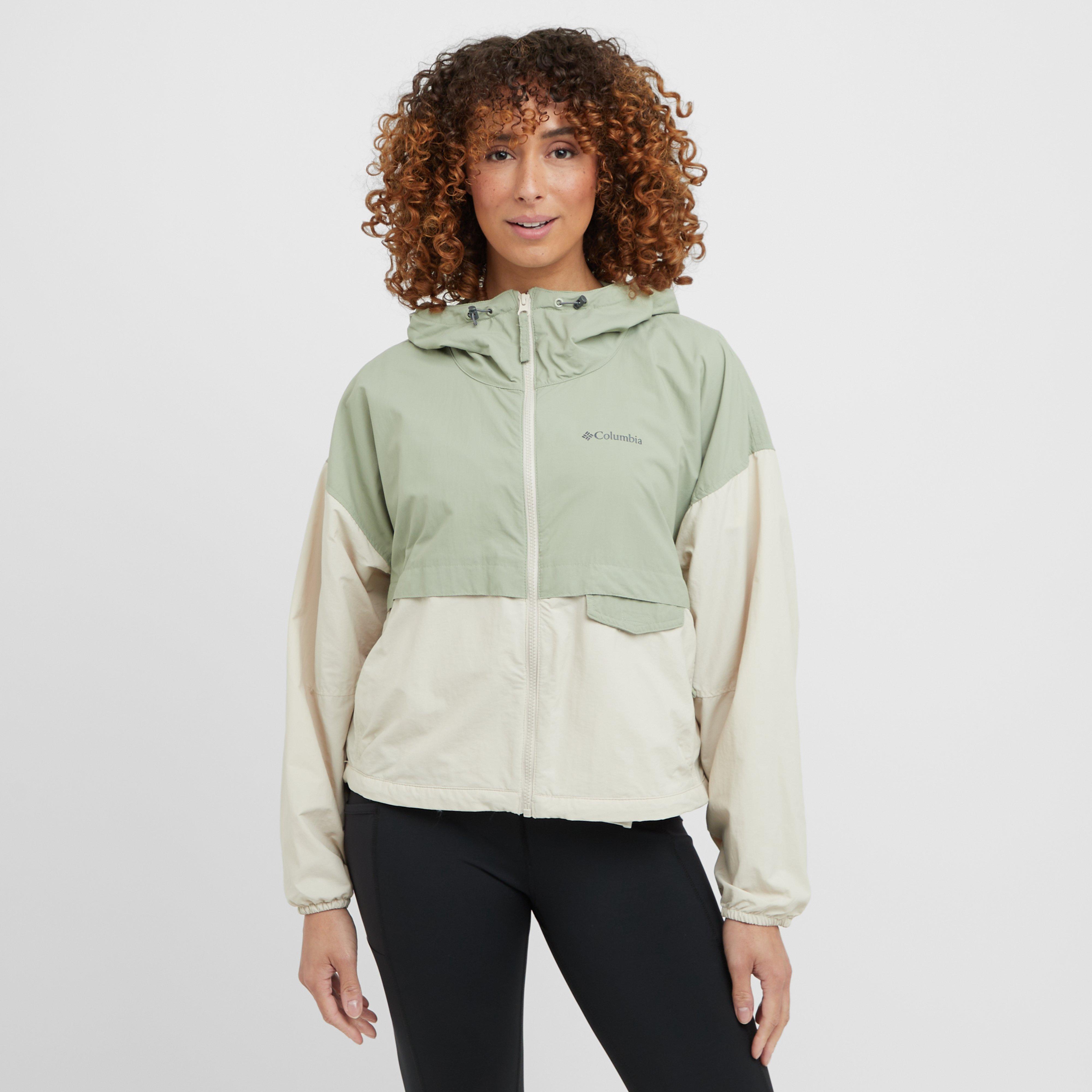 Green Columbia Women's Spire Valley™ Cropped Windbreaker Jacket