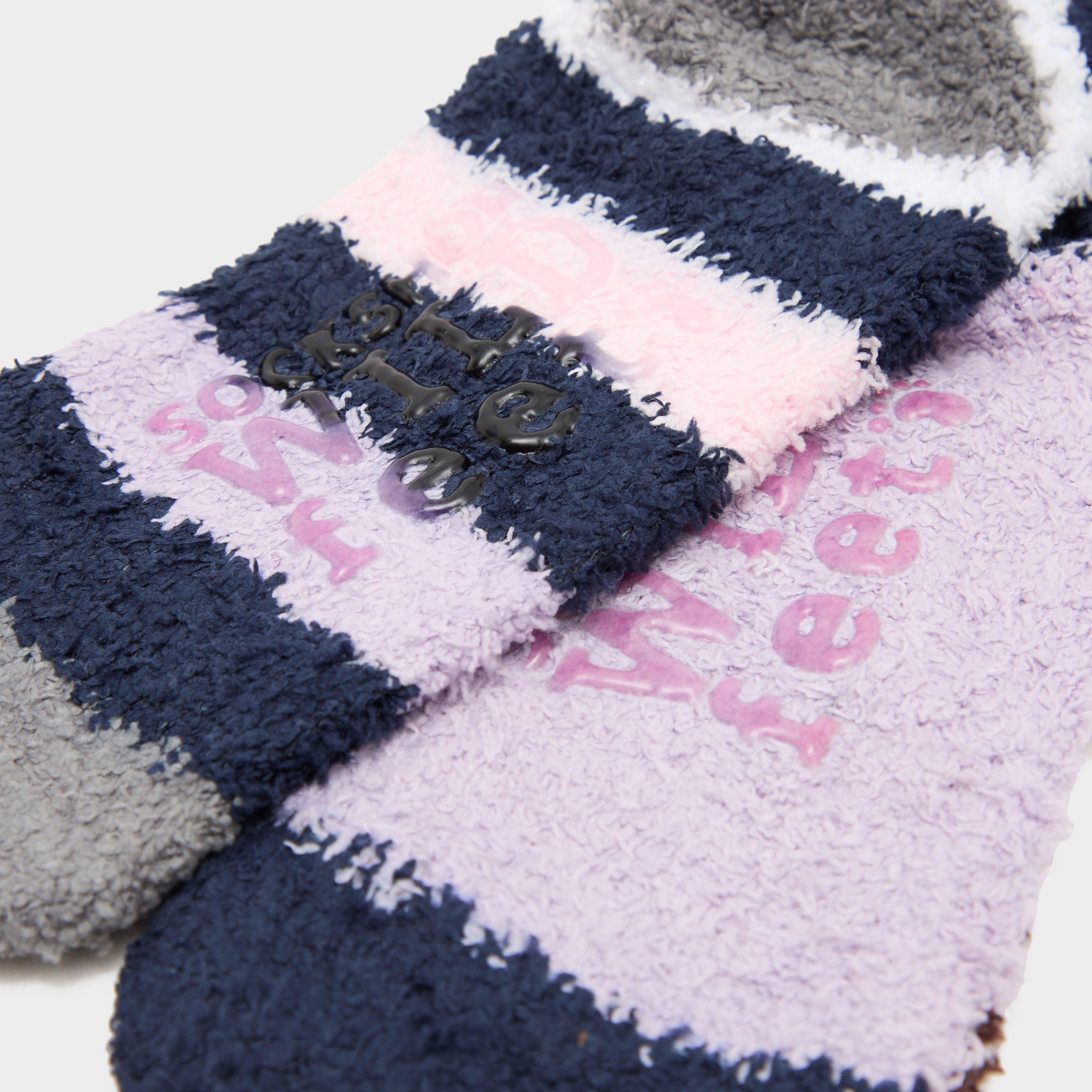 Women’s Wild Feet Pony Cosy Lounge Socks 2 Pack