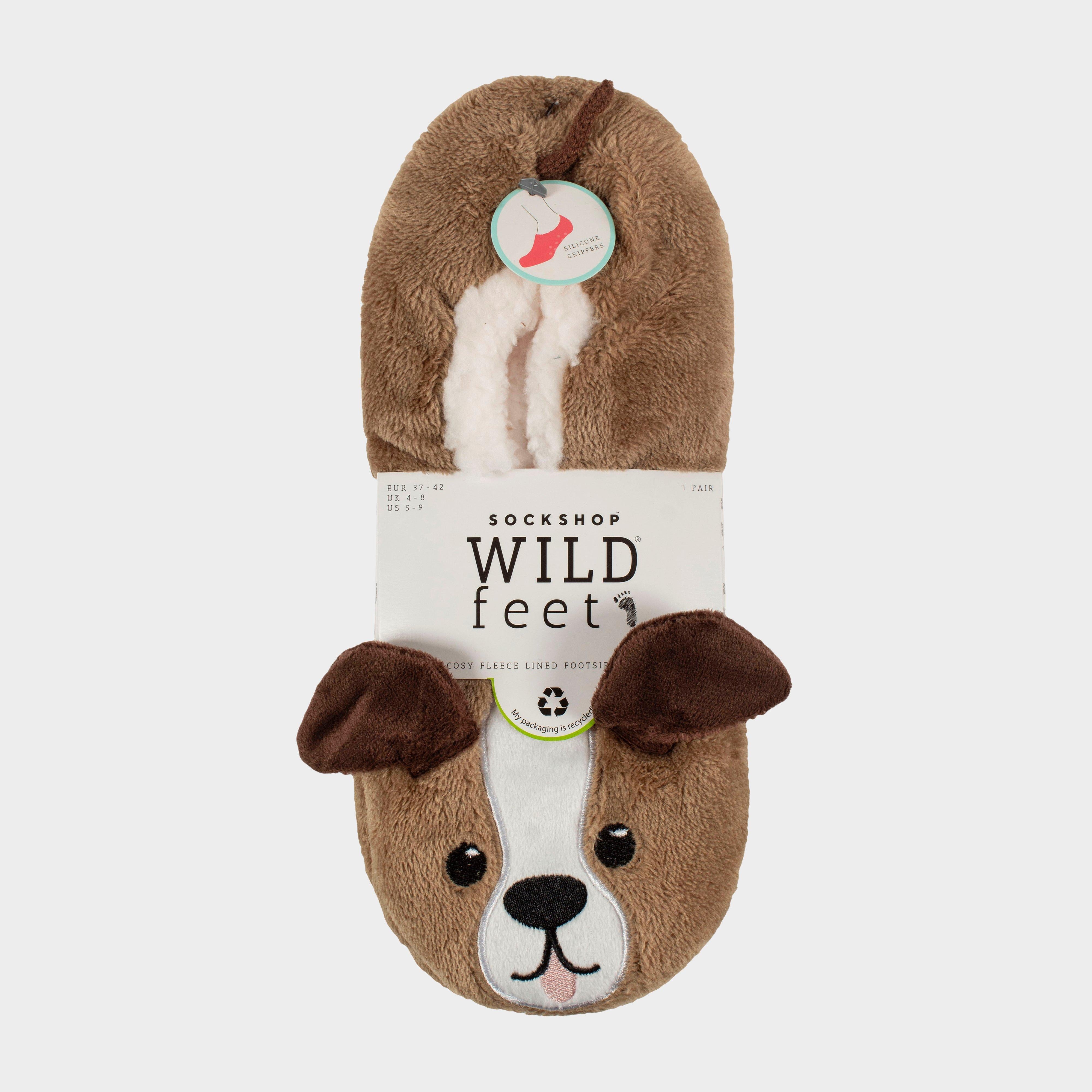 Women’s Dog Footsie Slippers