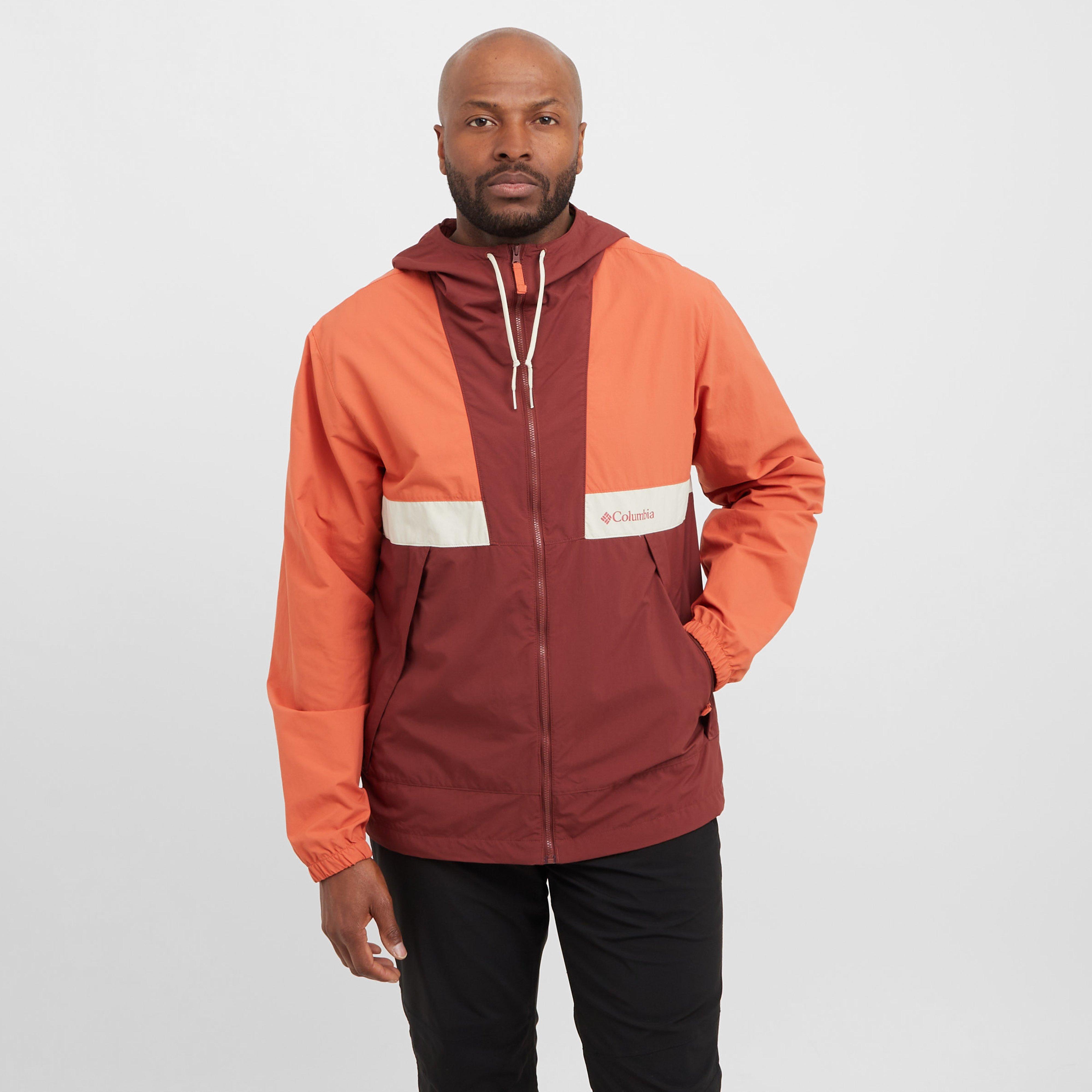 Orange Columbia Men's Spire Valley™ Hooded Windbreaker – GO Outdoors