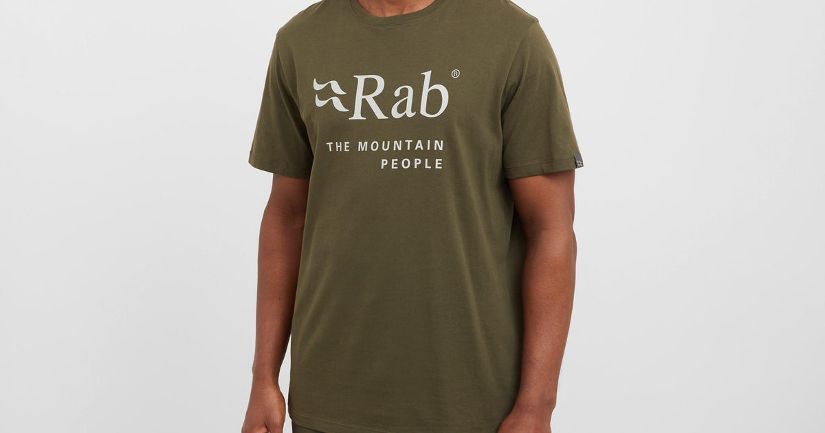 Khaki Rab Men's Stance Mountain T-Shirt – GO Outdoors