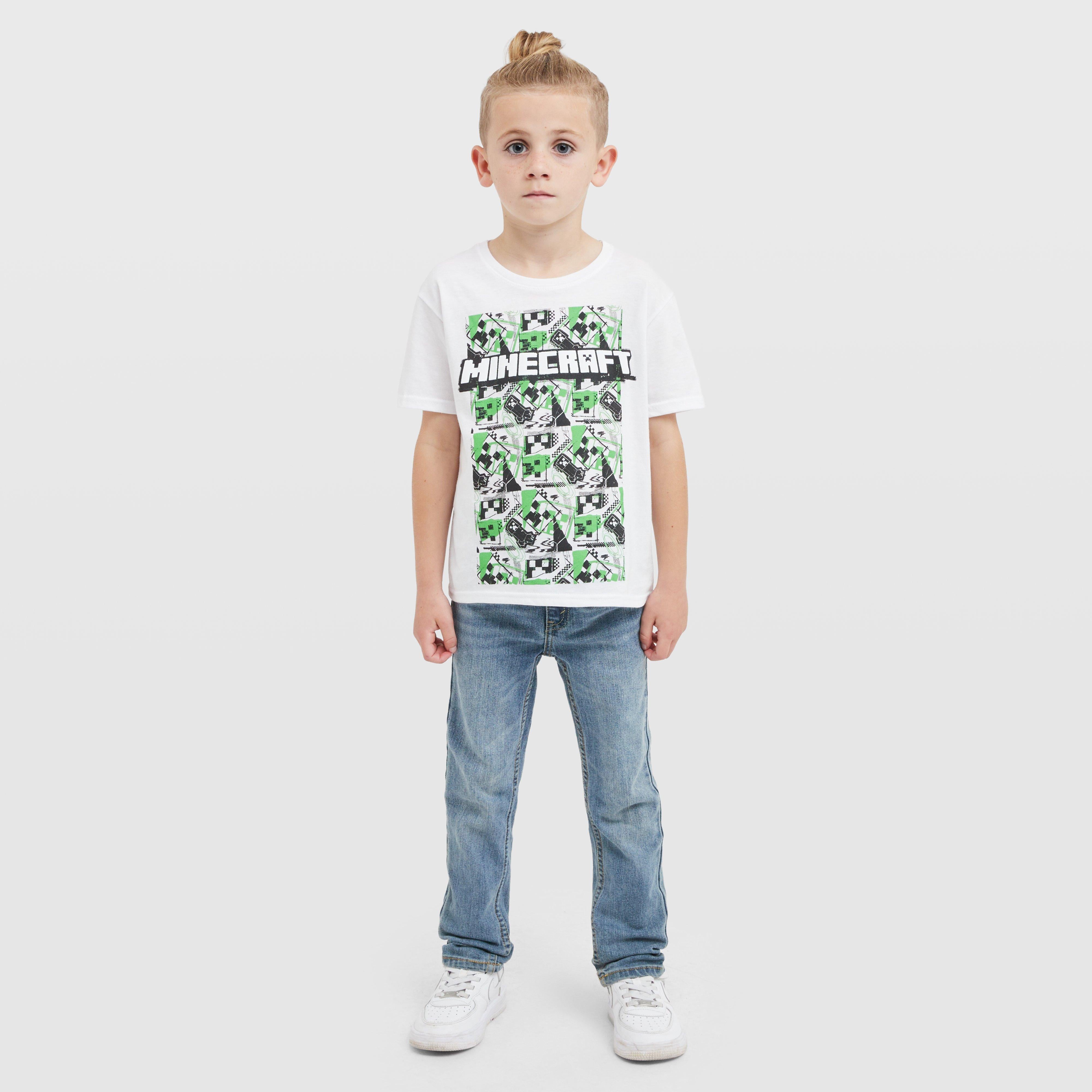 Kids’ Minecraft Graffiti T-Shirt
