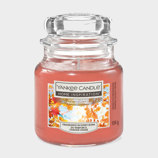 Copper Leaves Small Jar