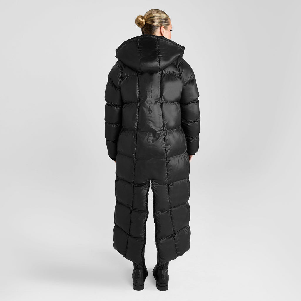 Women's Heavy Quilted Long Puffer Jacket