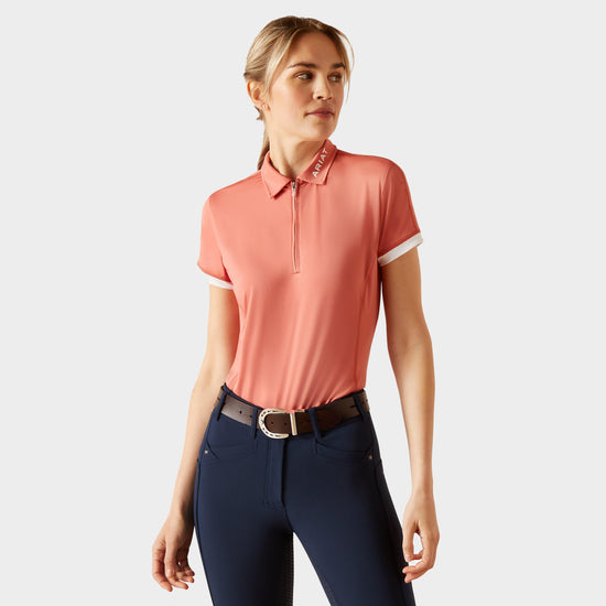 Womens Bandera 1/4 Zip Polo Shirt