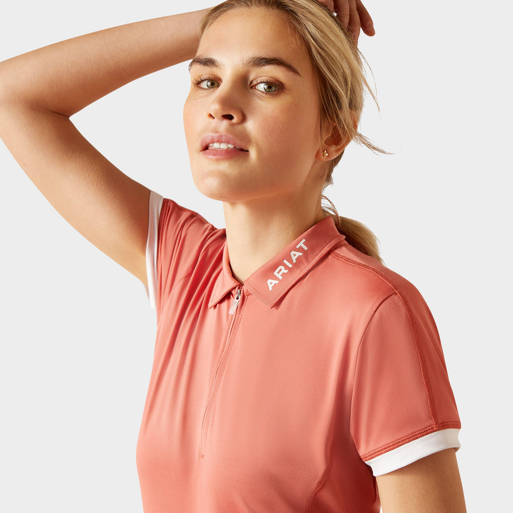 Womens Bandera 1/4 Zip Polo Shirt
