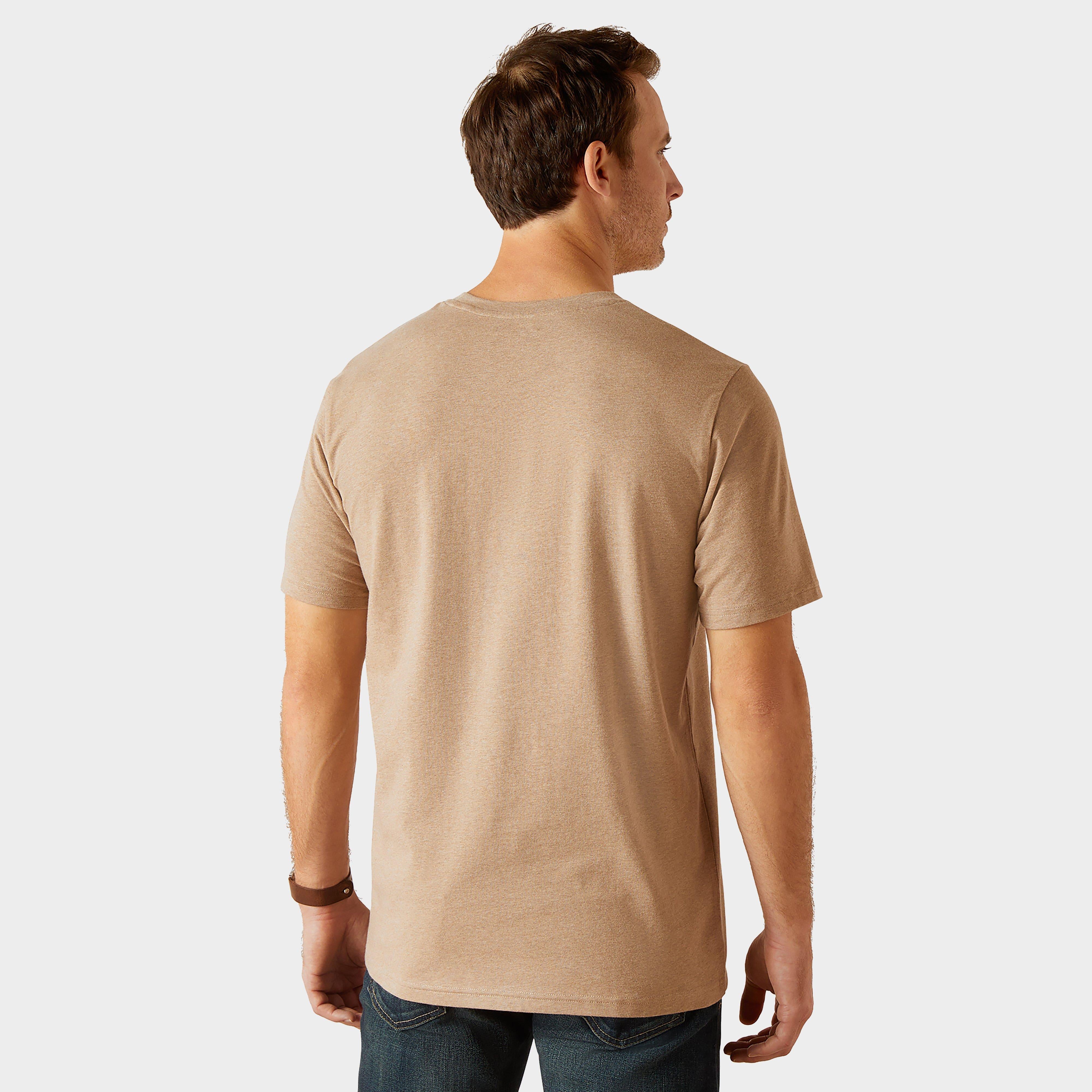 Mens Vertical Logo Short Sleeved Top