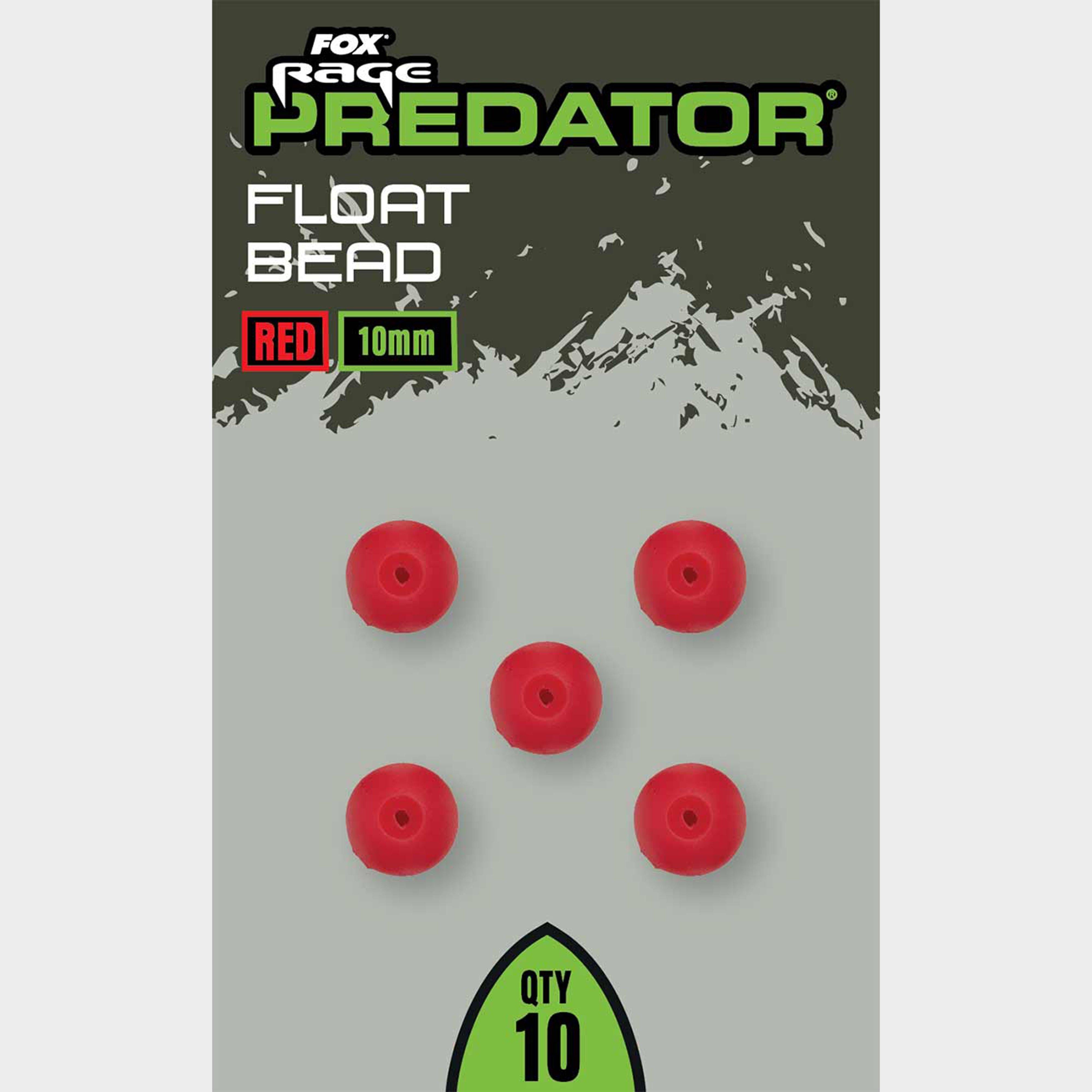 Predator Red Float Beads